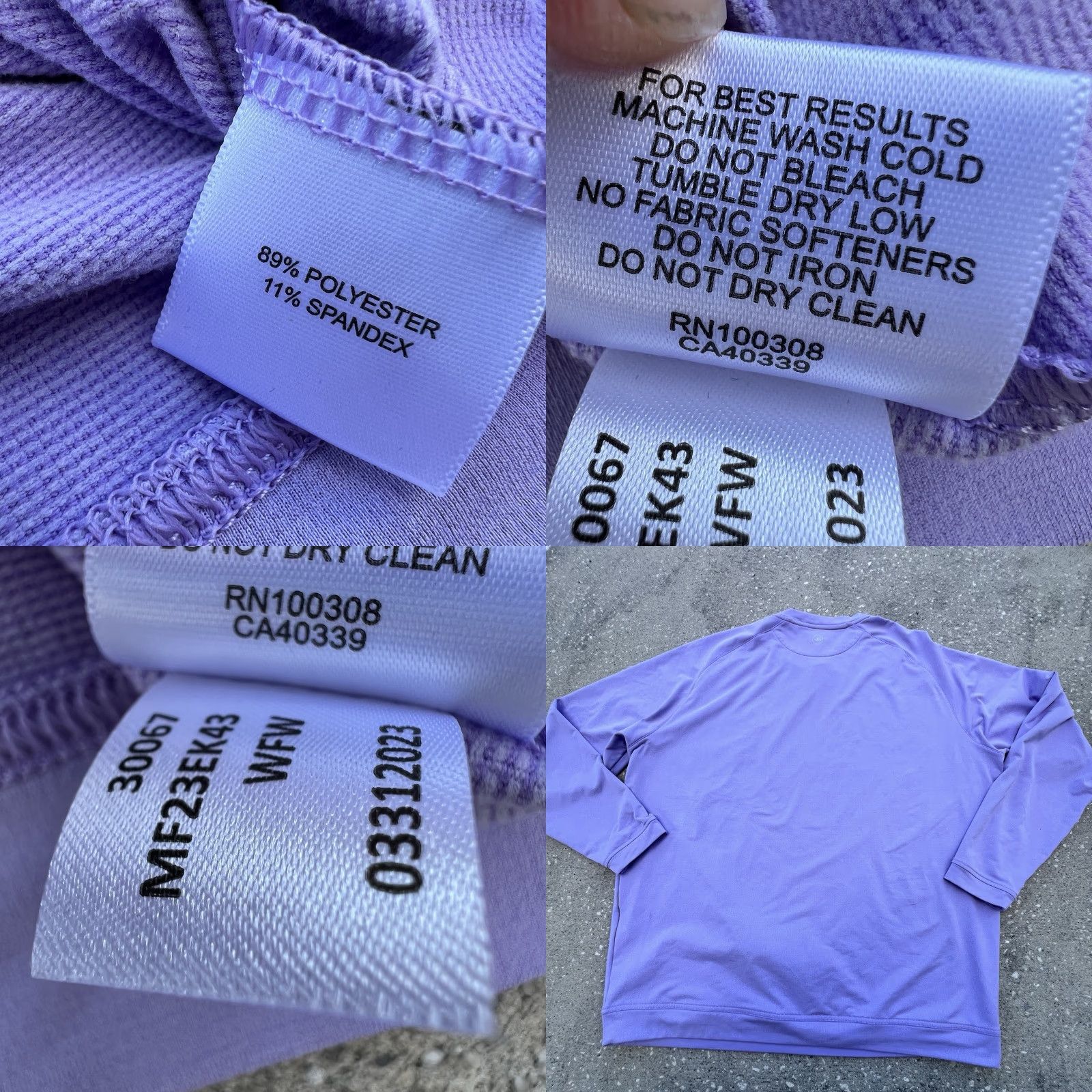 Peter Millar Peter Millar Sweatshirt Women’s Crewneck PGA 46 Logo XL Lilac Purple Activewear Golf Pullover Long Sleeve Regular Fit Lightweight Logo Branded Size XL / US 12-14 / IT 48-50 - 8 Thumbnail