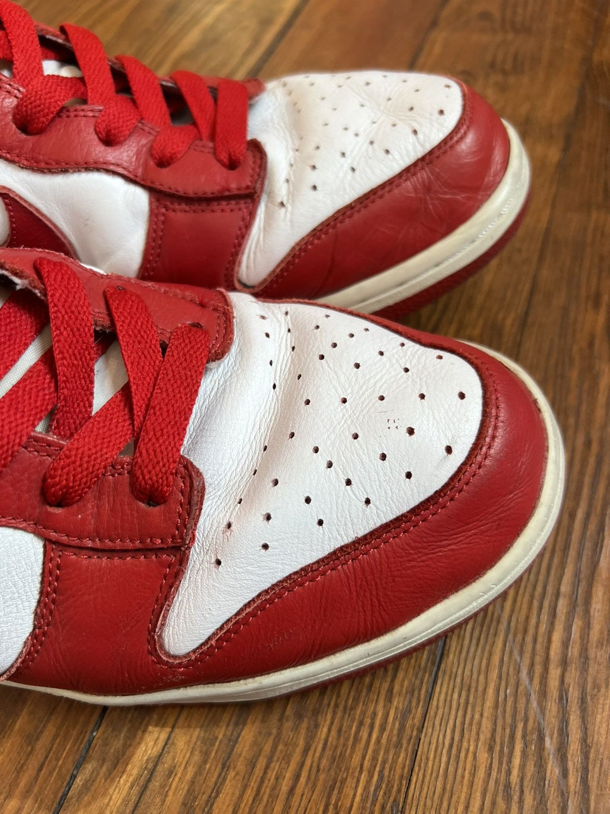 Nike Nike Dunk High St Johns Be True University Red Size US 13 / EU 46 - 4 Thumbnail