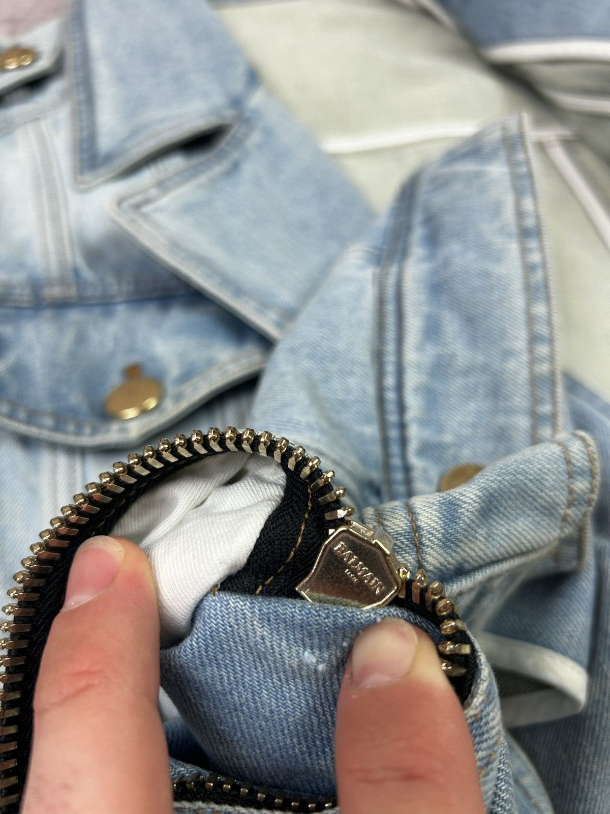 Balmain Balmain Denim Riders Jacket Size 46 Size US S / EU 44-46 / 1 - 14 Thumbnail