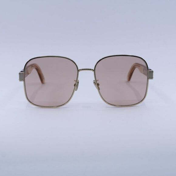 Dior 🕶️ New Dior DIORSIGNATURE S5U B0L0 Sunglasses - Shiny Gold Size ONE SIZE - 2 Thumbnail