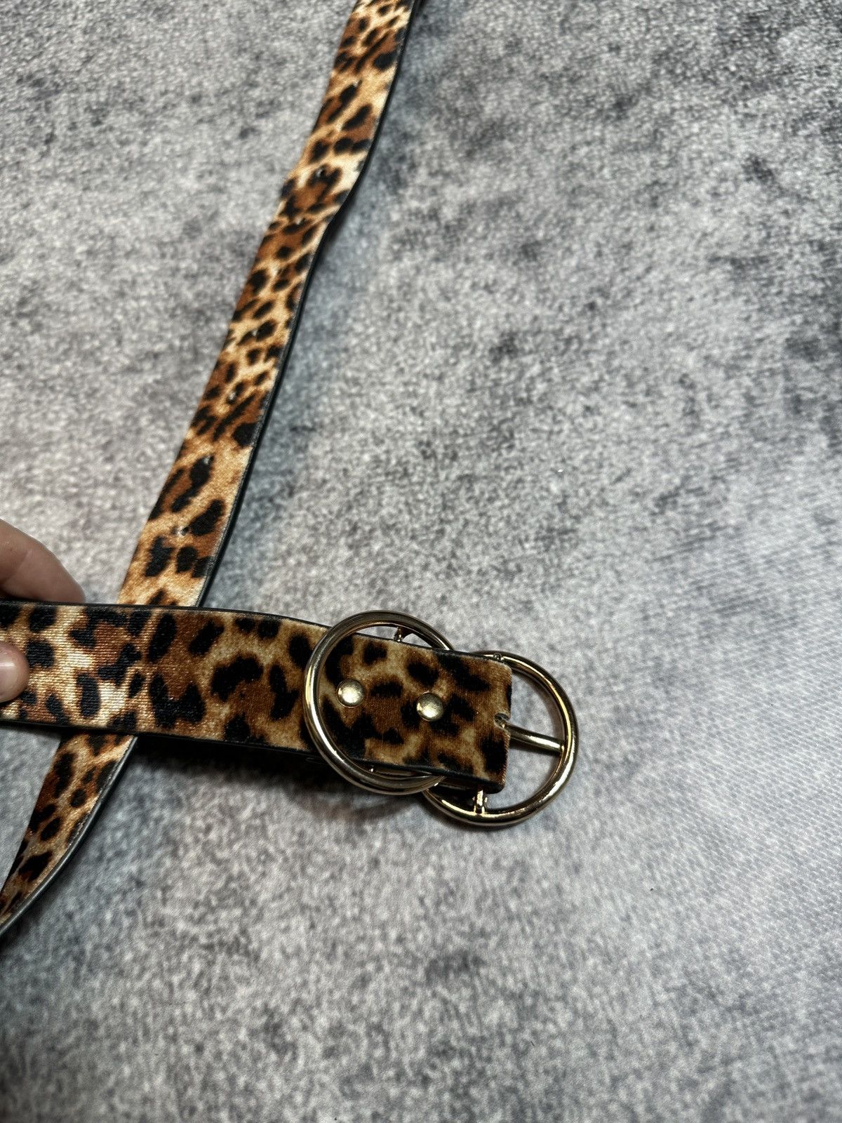 Other Y2K Leopard Belts Rare Streetwear Avant Garde Style USA VTg Size ONE SIZE - 3 Thumbnail