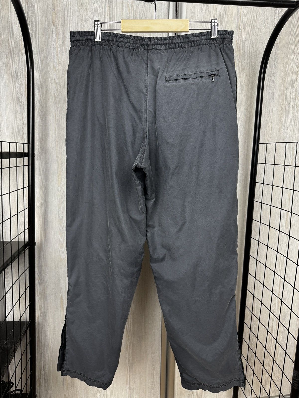Nike Nike vintage y2k dark grey faded distressed track pants sz M Size US 32 / EU 48 - 8 Thumbnail