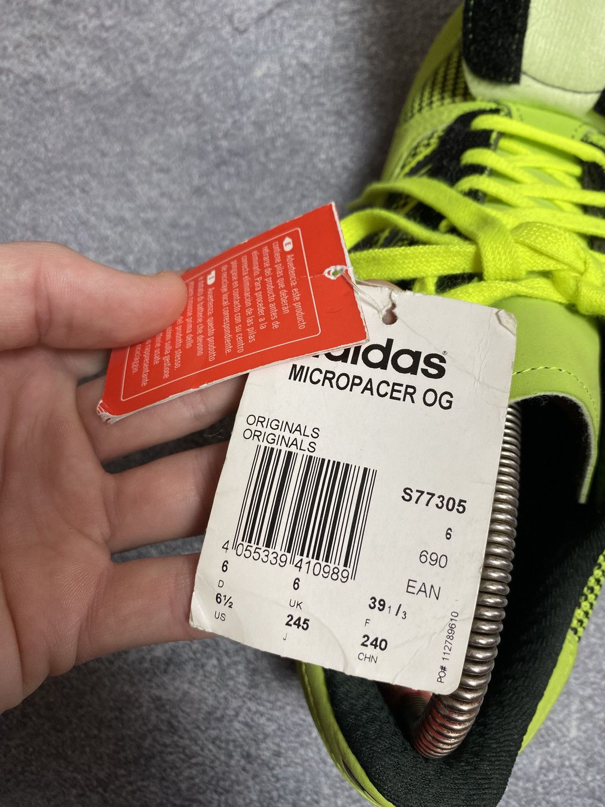 Adidas Adidas Micropacer mens sneakers vintage 39 Size US 6 / EU 39 - 14 Thumbnail