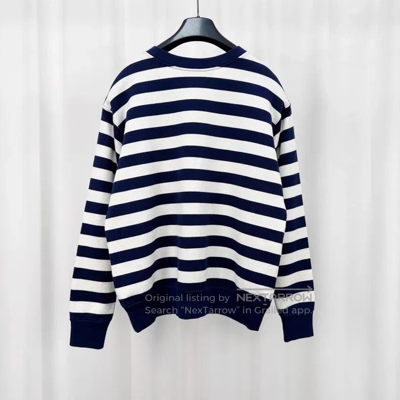Gucci Gucci Striped embroidered letter gold button sweatshirt Size XXS / US 00 / IT 34 - 2 Thumbnail