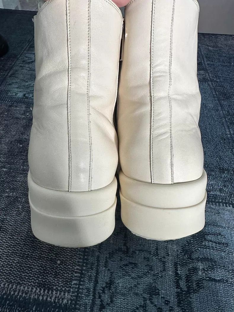 Rick Owens Rick Owens Main Line Pure White Platform Big Converse shoe Size US 10 / EU 43 - 6 Thumbnail