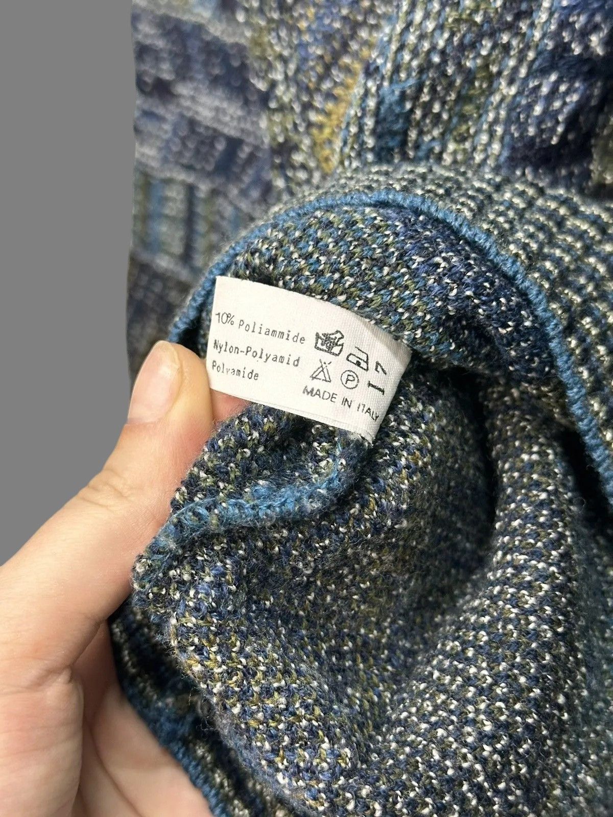 Coogi Vintage Harald’s Blue Pattern Knit Sweater Size 52 Size US L / EU 52-54 / 3 - 9 Thumbnail