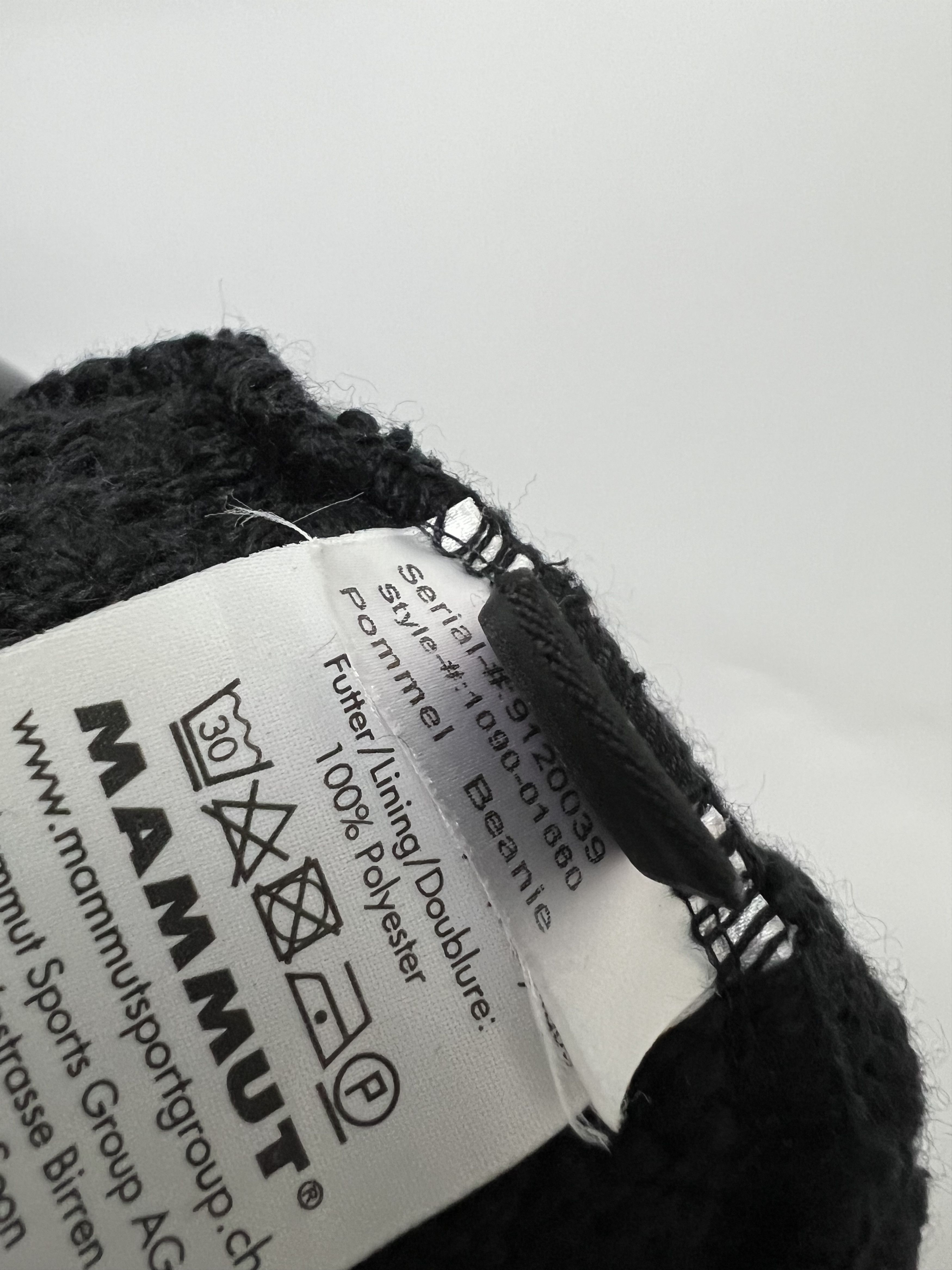Mammut Mammut Beanie Hat Knit Pom Pom Lined Thermal Winter Outdoor Size ONE SIZE - 7 Thumbnail