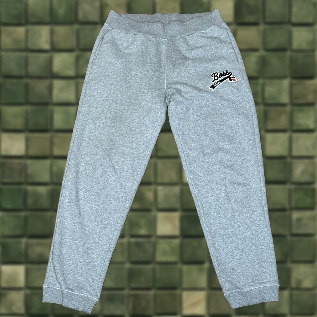 Russell Athletic Russell Athletic Hugo Boss Jogger Sweatpants Womens M Grey Logo Size 32" / US 10 / IT 46 - 1 Thumbnail