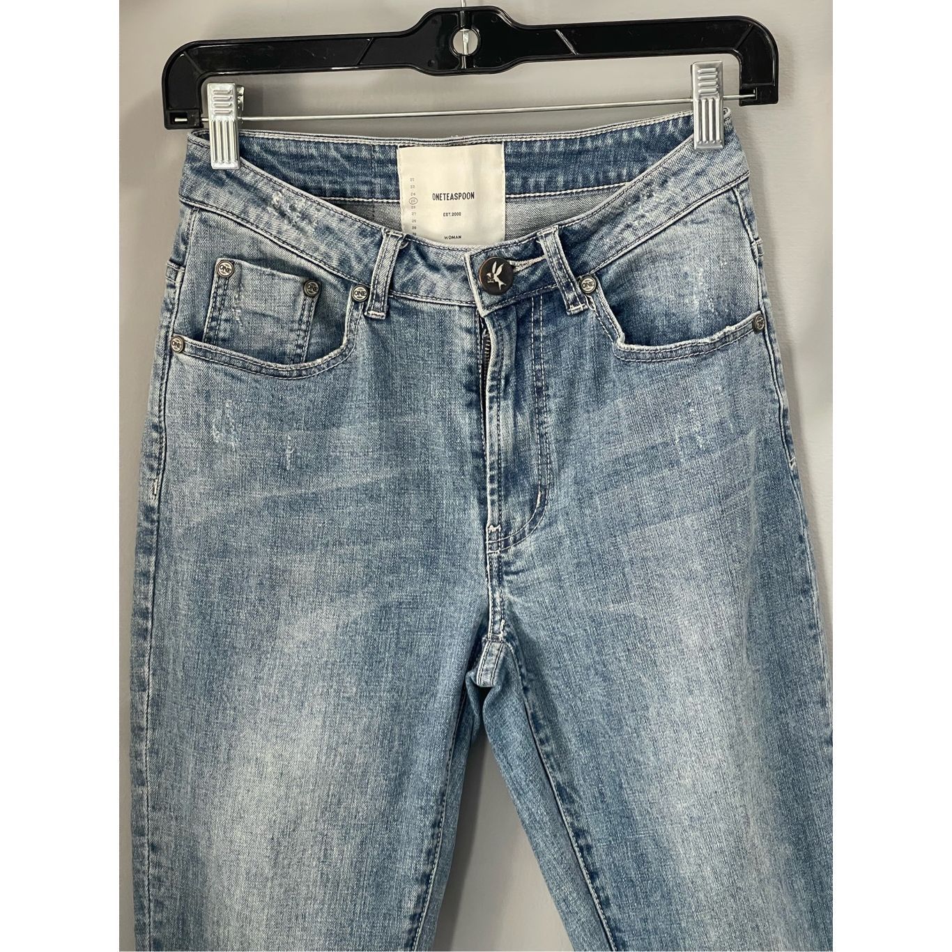 One Teaspoon One Teaspoon distressed high waisted jeans Size 25 Size 25" / US 0 / IT 36 - 4 Thumbnail