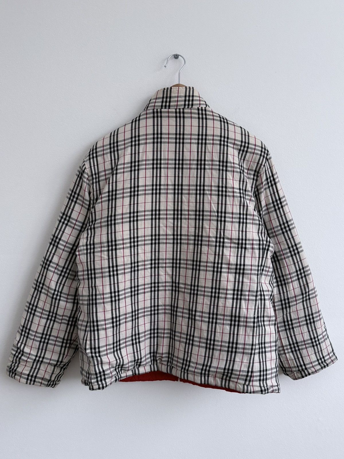 Burberry Vintage Burberry Quilted Nova Check Reversible Jacket Size XL / US 12-14 / IT 48-50 - 8 Thumbnail
