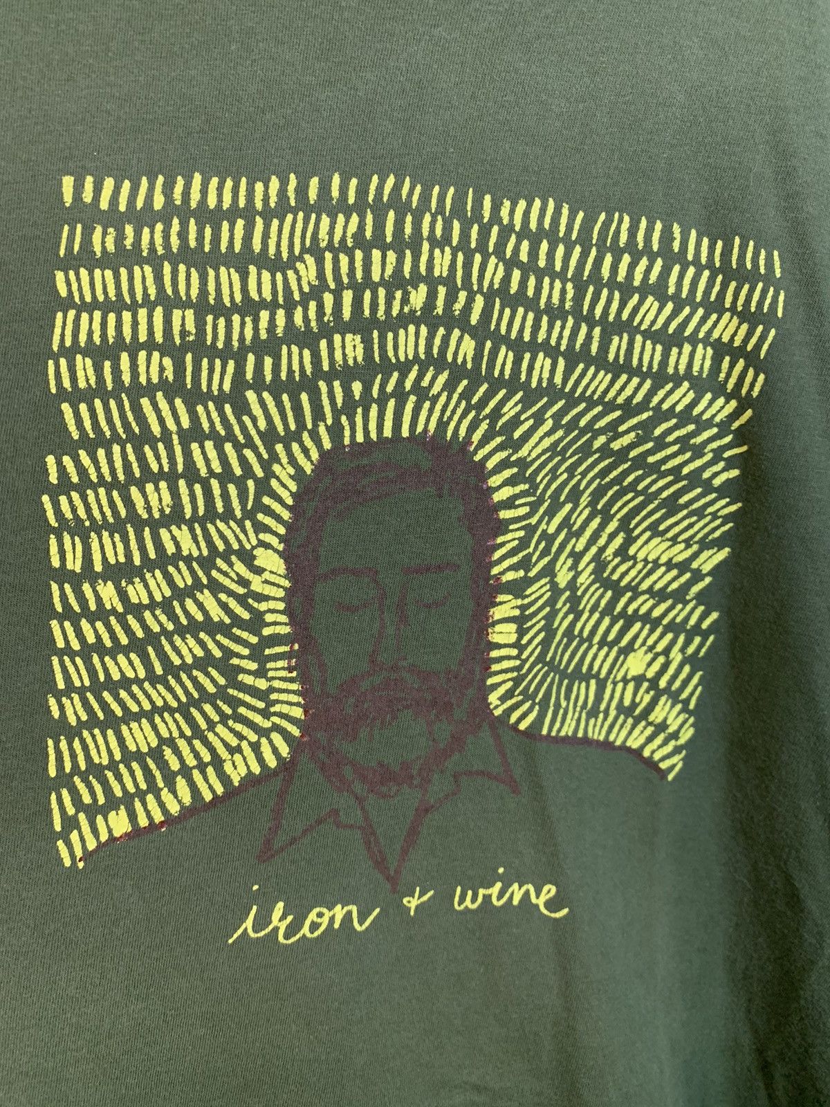 Band Tees × Vintage *RARE* Vintage Iron & Wine Tour Album Art USA-Made T-Shirt Size US L / EU 52-54 / 3 - 2 Thumbnail