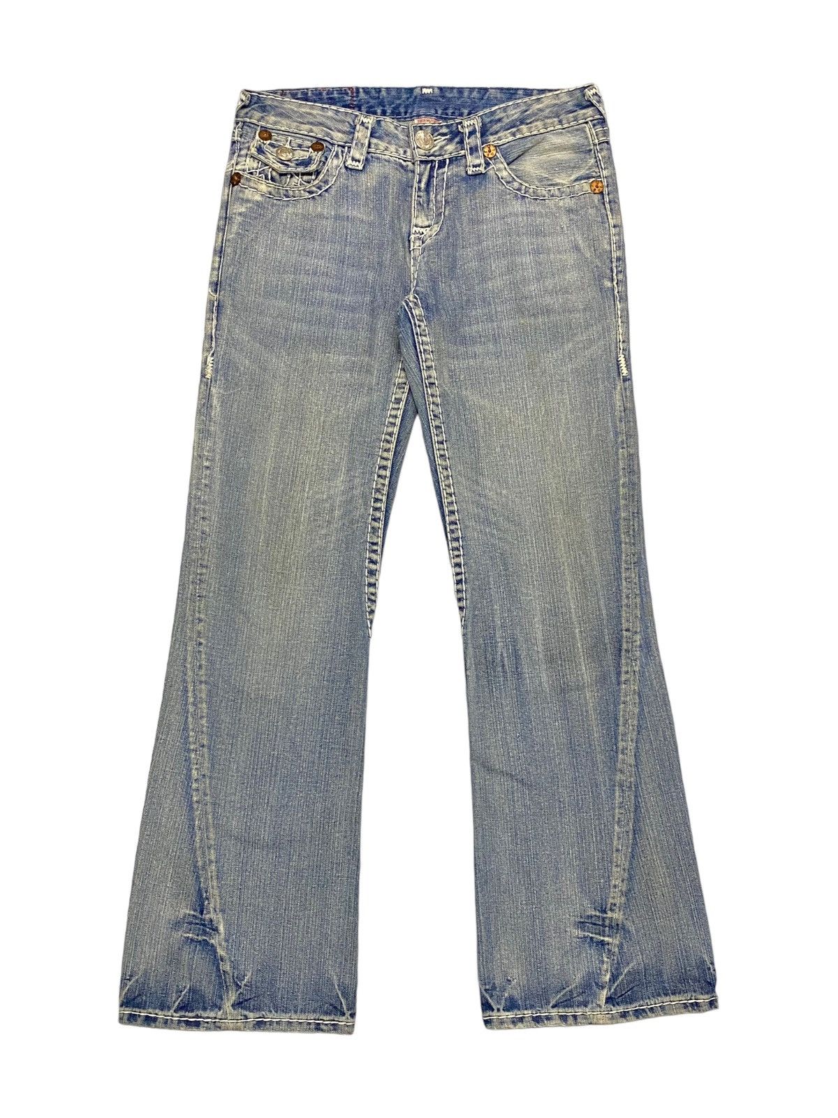 Hysteric Glamour × If Six Was Nine × Japanese Brand Flare True Religion Jean Fashion for the Sense Low Rise Size US 31 - 2 Thumbnail