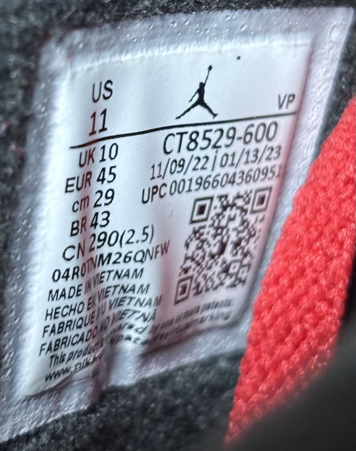 Jordan Brand Jordan 6 Retro Toro Bravo 2023 Size 11 Size US 11 / EU 44 - 6 Thumbnail
