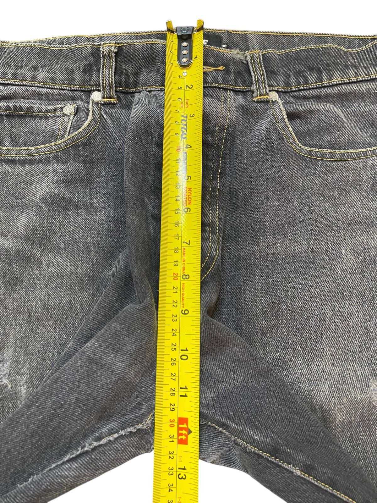 Palace Vintage Usa Palace Jeans Faded Wash Distress Baggy Jeans Size US 31 - 17 Thumbnail