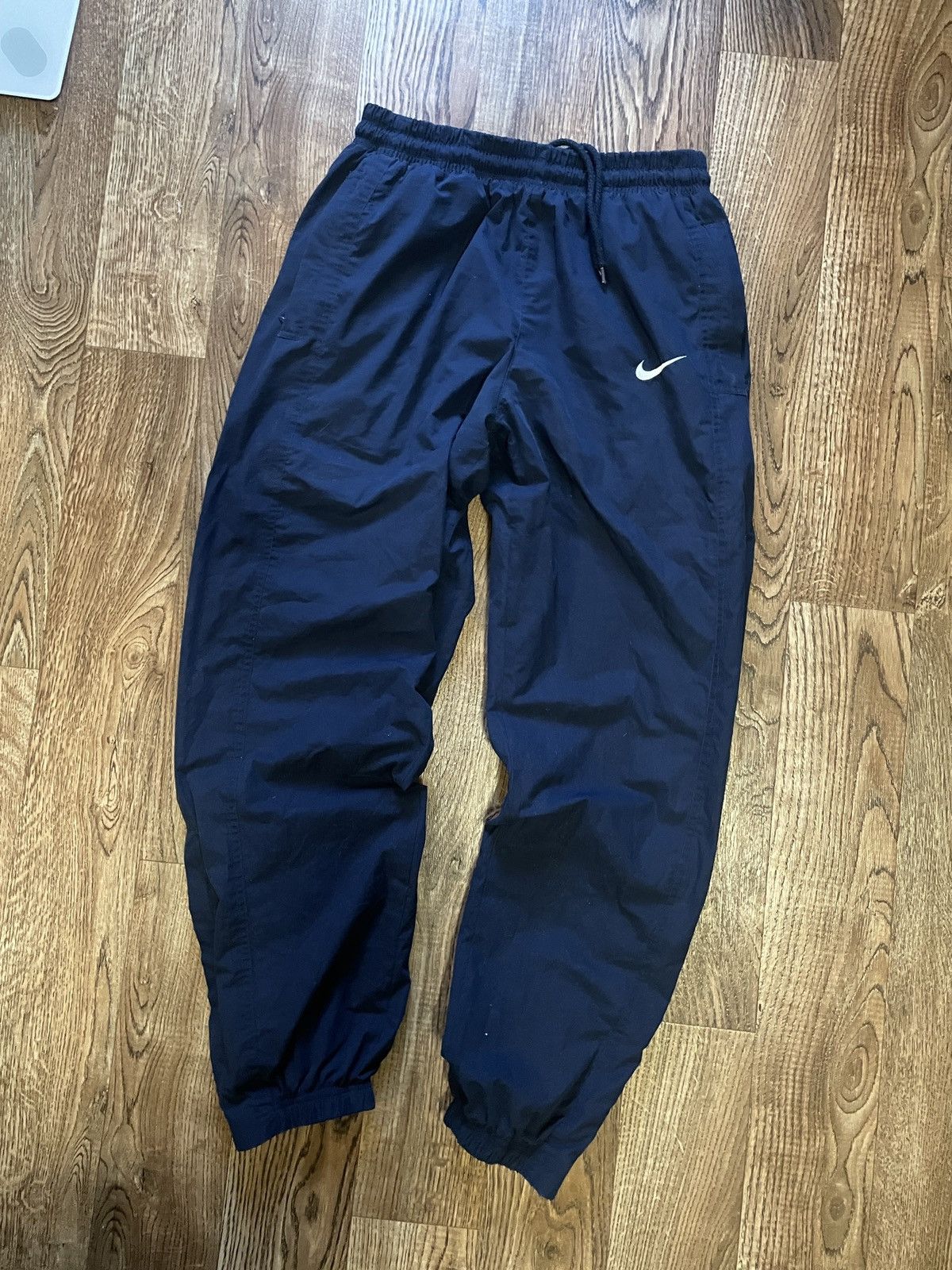 Nike Vintage Nike Trackpants Baggy Nylon Drill Y2K SK8 Style Size US 34 / EU 50 - 2 Thumbnail