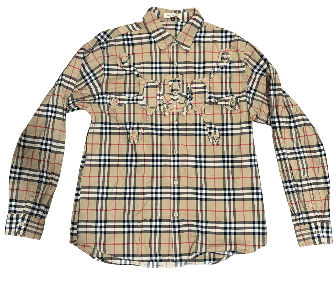Happy99 Happy99 Burberry Plaid Patchwork Shirt Size US XL / EU 56 / 4 - 1 Thumbnail