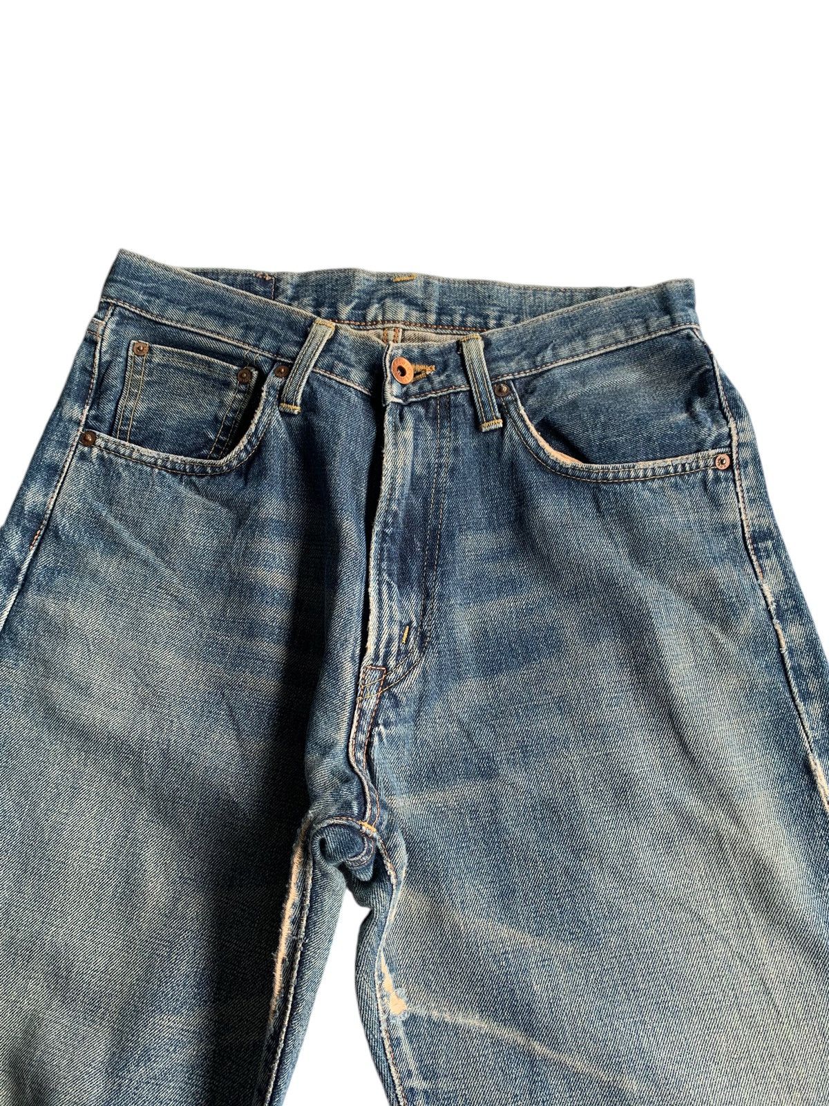 Japanese Brand × Kapital × Vintage Vintage Edwin 505X Mudwash Selvedge Distressed Denim Size US 29 - 12 Thumbnail