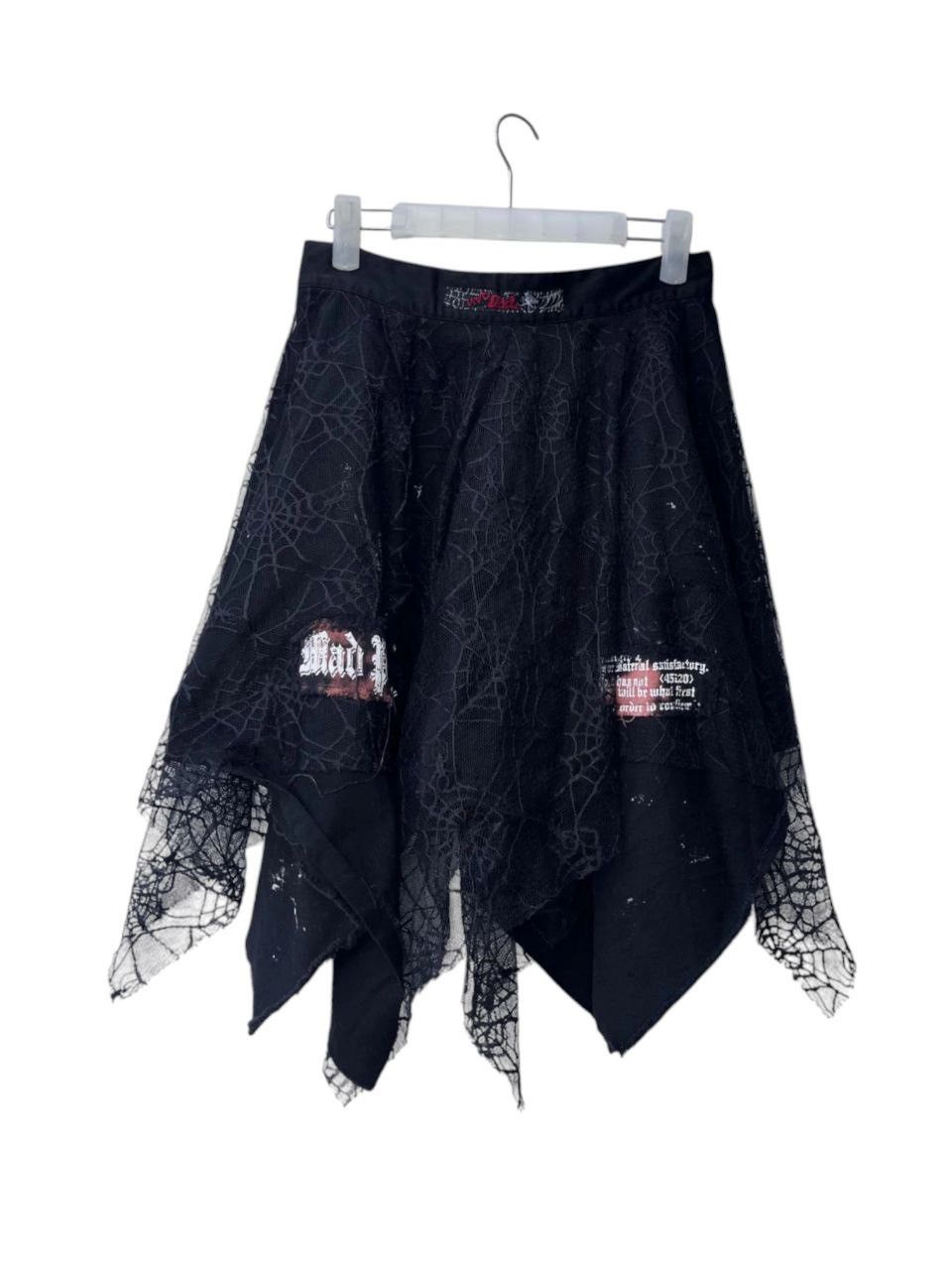 Seditionaries Mad Girl Punk Gothic Skirt Size 24" / US 00 / IT 34 - 2 Thumbnail