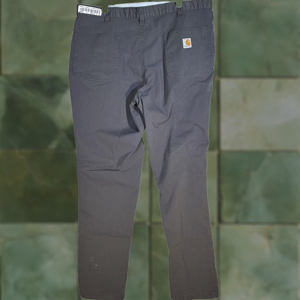 Carhartt VINTAGE Carhartt Pants Mens 38x31 Gray Ripstop Relaxed Fit Work Utility Zip Pocket Size US 38 / EU 54 - 1 Thumbnail