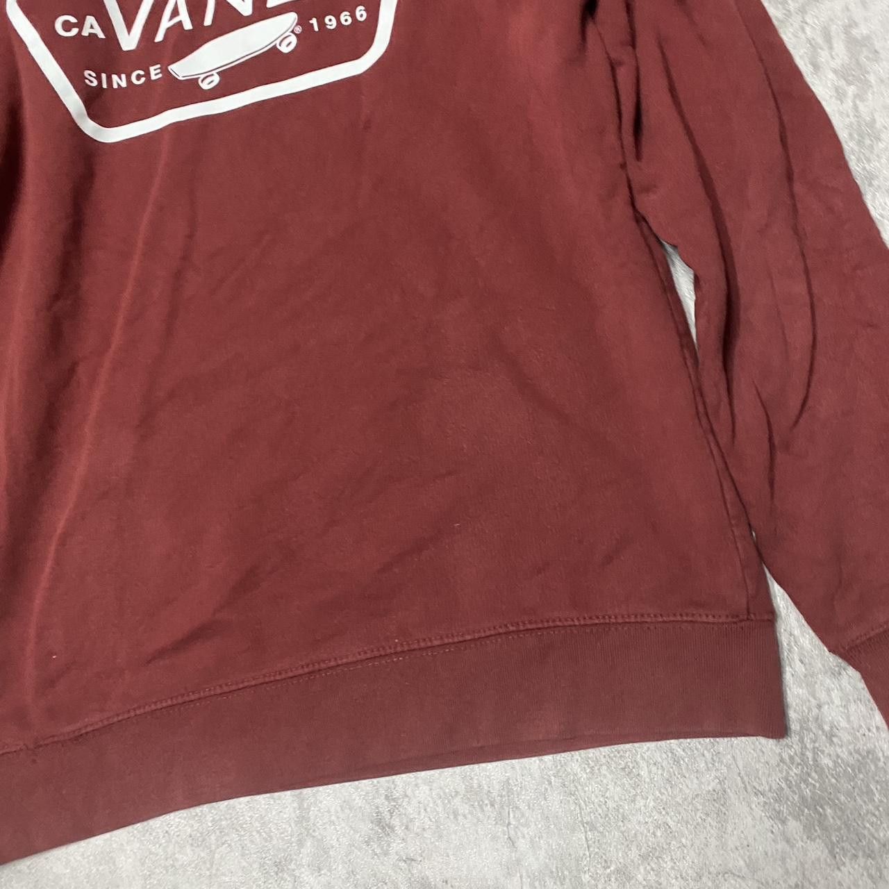Vans Burgundy Vans hoodie Size US S / EU 44-46 / 1 - 5 Thumbnail