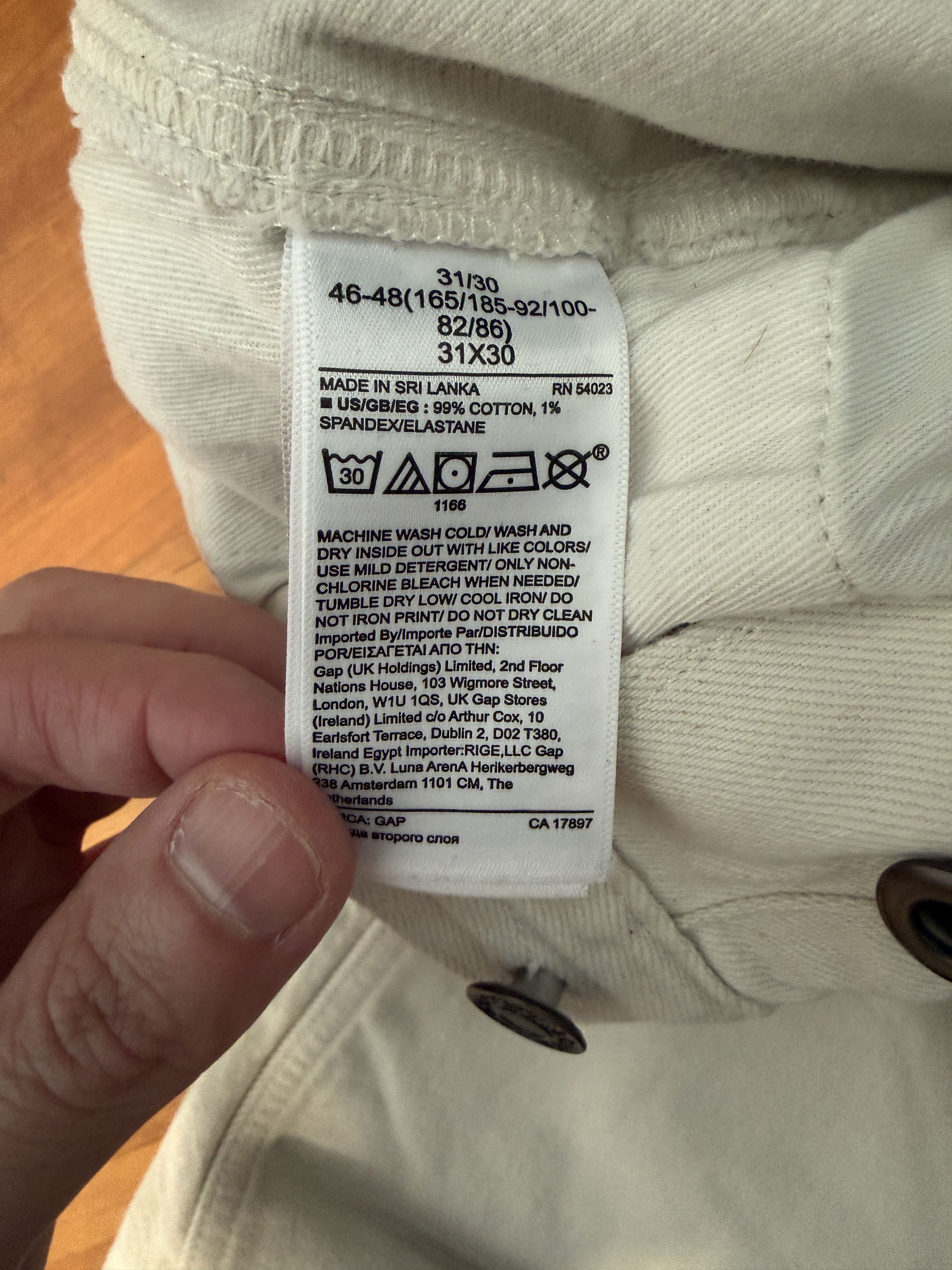 Gap Gap Straight Leg Carpenter Jeans 31x30 Size US 31 - 3 Thumbnail