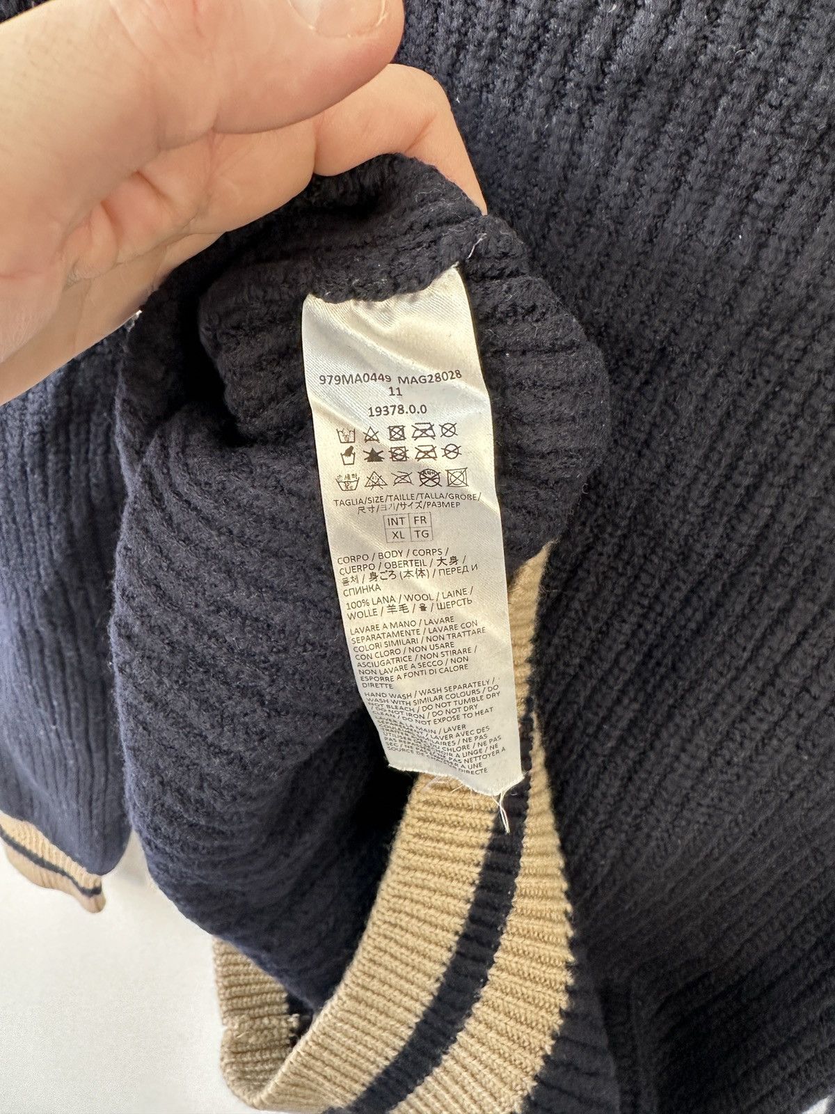 Eleventy Eleventy Italy Wool Cable Knit Sweater Preppy Style XL Size XL / US 12-14 / IT 48-50 - 15 Thumbnail