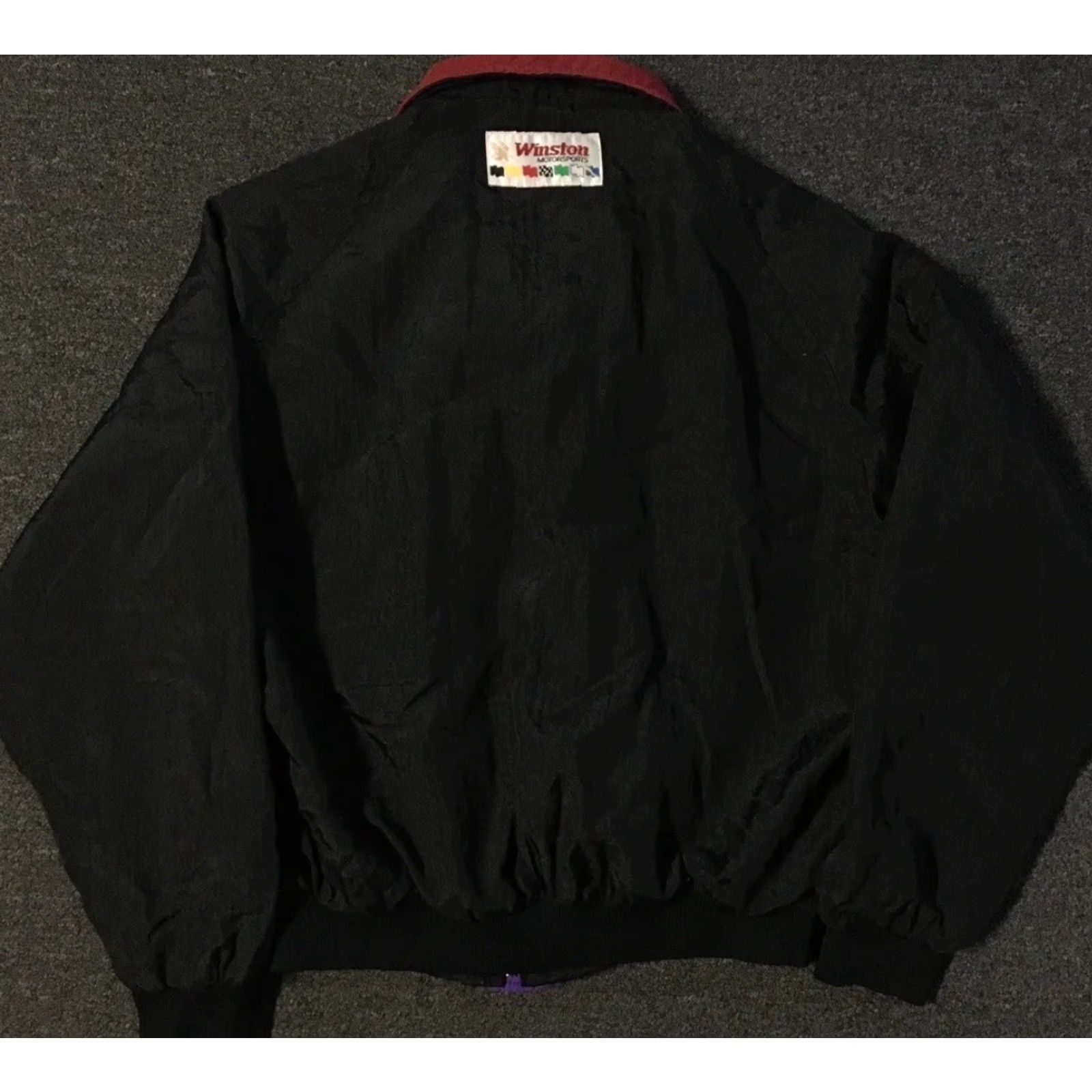 NASCAR VINTAGE Dale Earnhardt NASCAR Winston Cup Racing Bomber Jacket M USA Black Mens Size M Grunge 80s 90s Racing Team Indy 500 Daytona American NASCAR Size US M / EU 48-50 / 2 - 2 Thumbnail