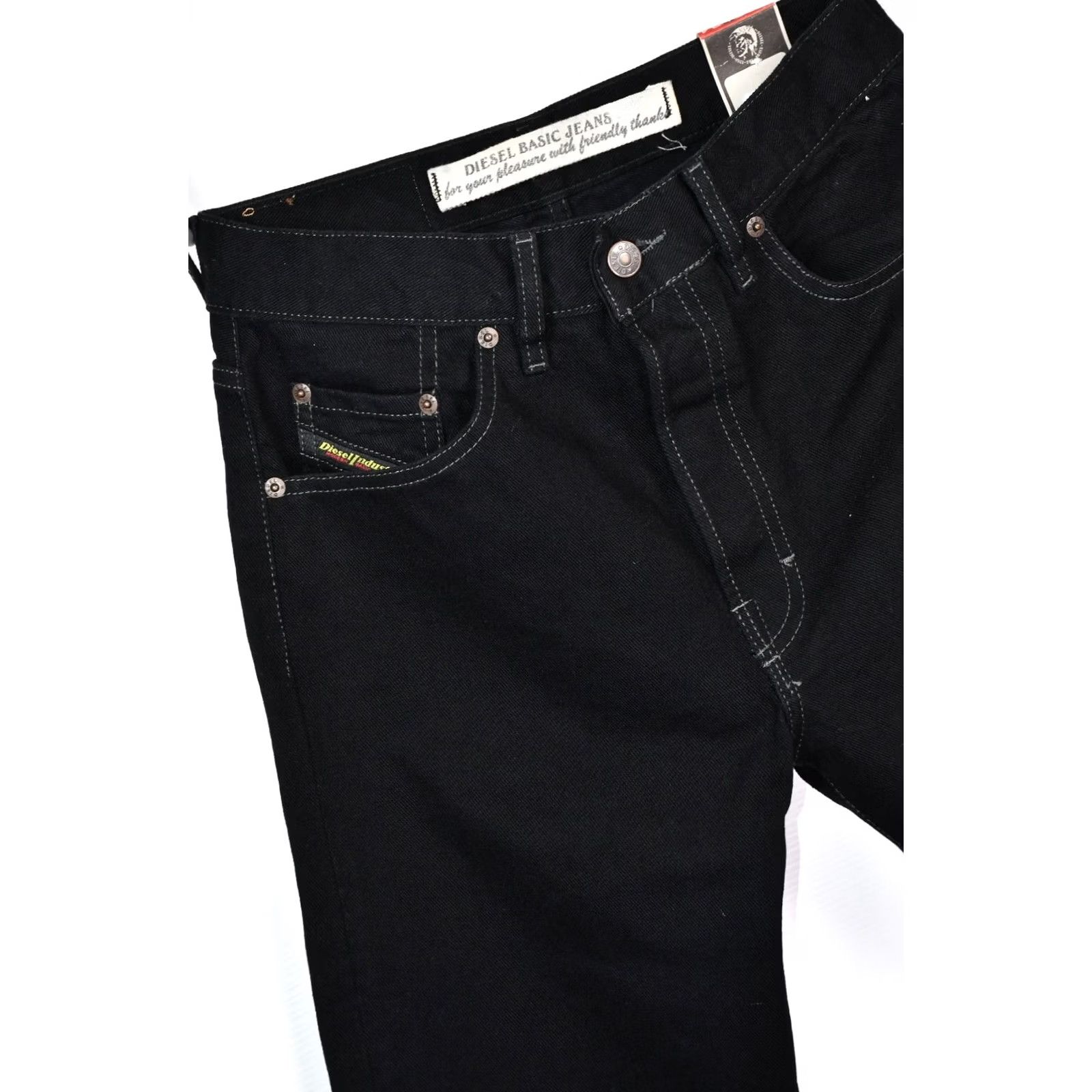 Diesel VINTAGE Diesel Keetar RR55 Black-Black Straight Fit Men's W29 Size US 29 - 7 Thumbnail