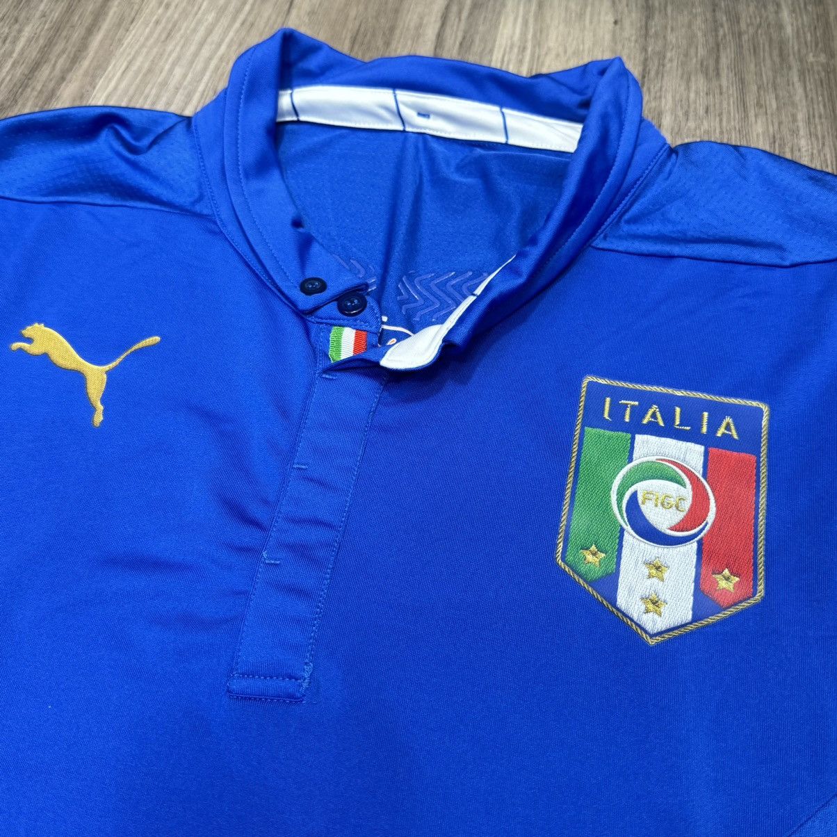 Puma Italy 14/15 longsleeves player issue shirt Size US XL / EU 56 / 4 - 3 Thumbnail
