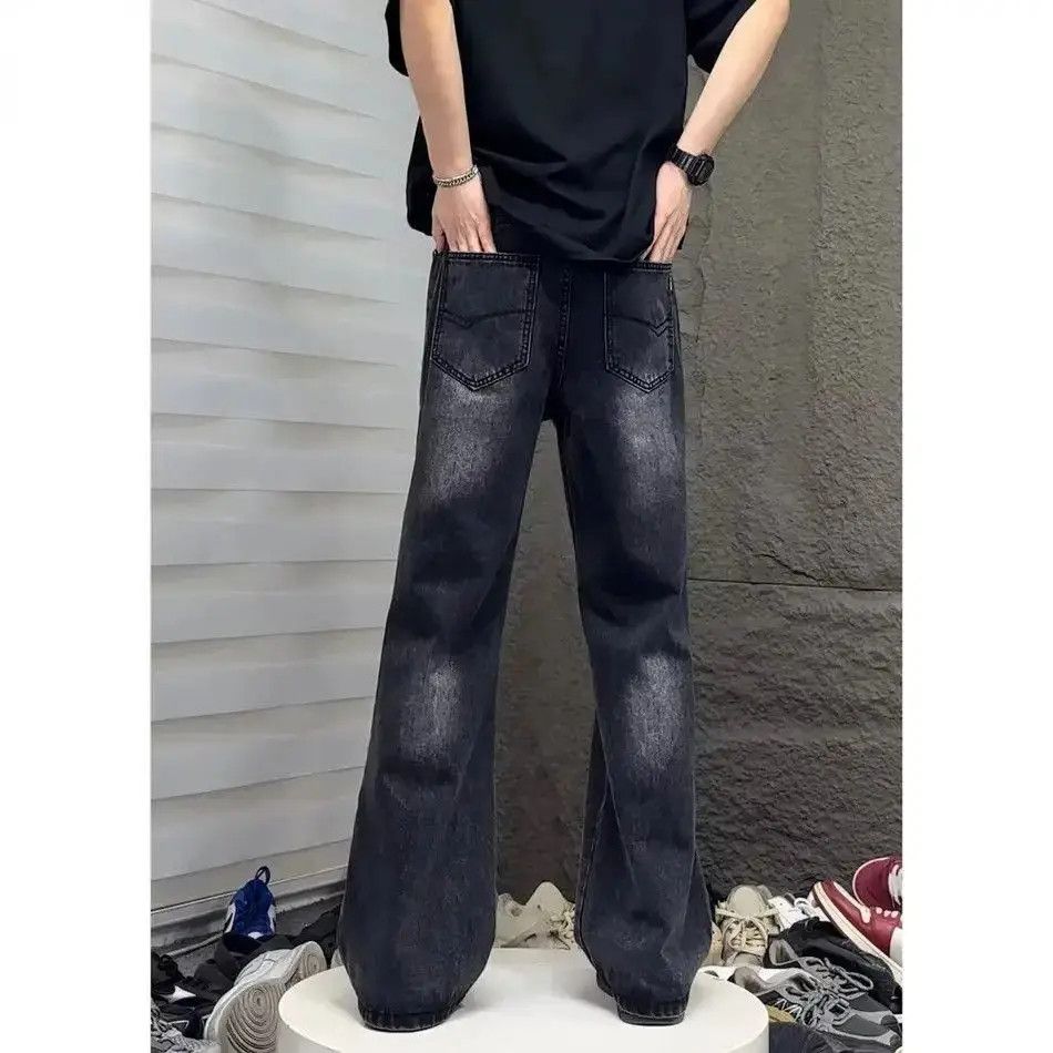 Japanese Brand Straight tube micro flared jeans Size US 32 / EU 48 - 2 Thumbnail