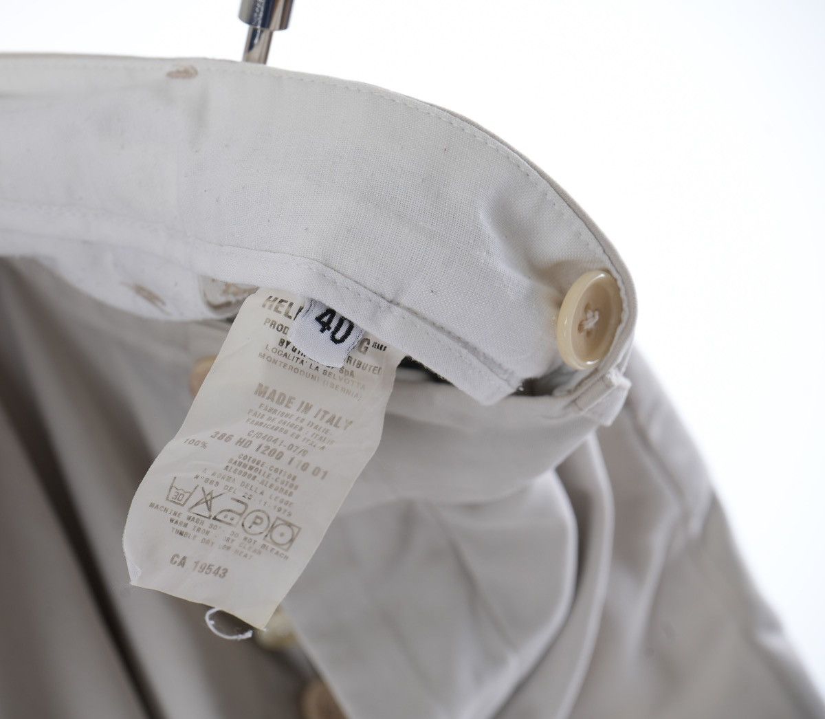 Helmut Lang Vintage Helmut Lang Beige Pants Chino trousers RARE Size 27" / US 4 / IT 40 - 4 Thumbnail