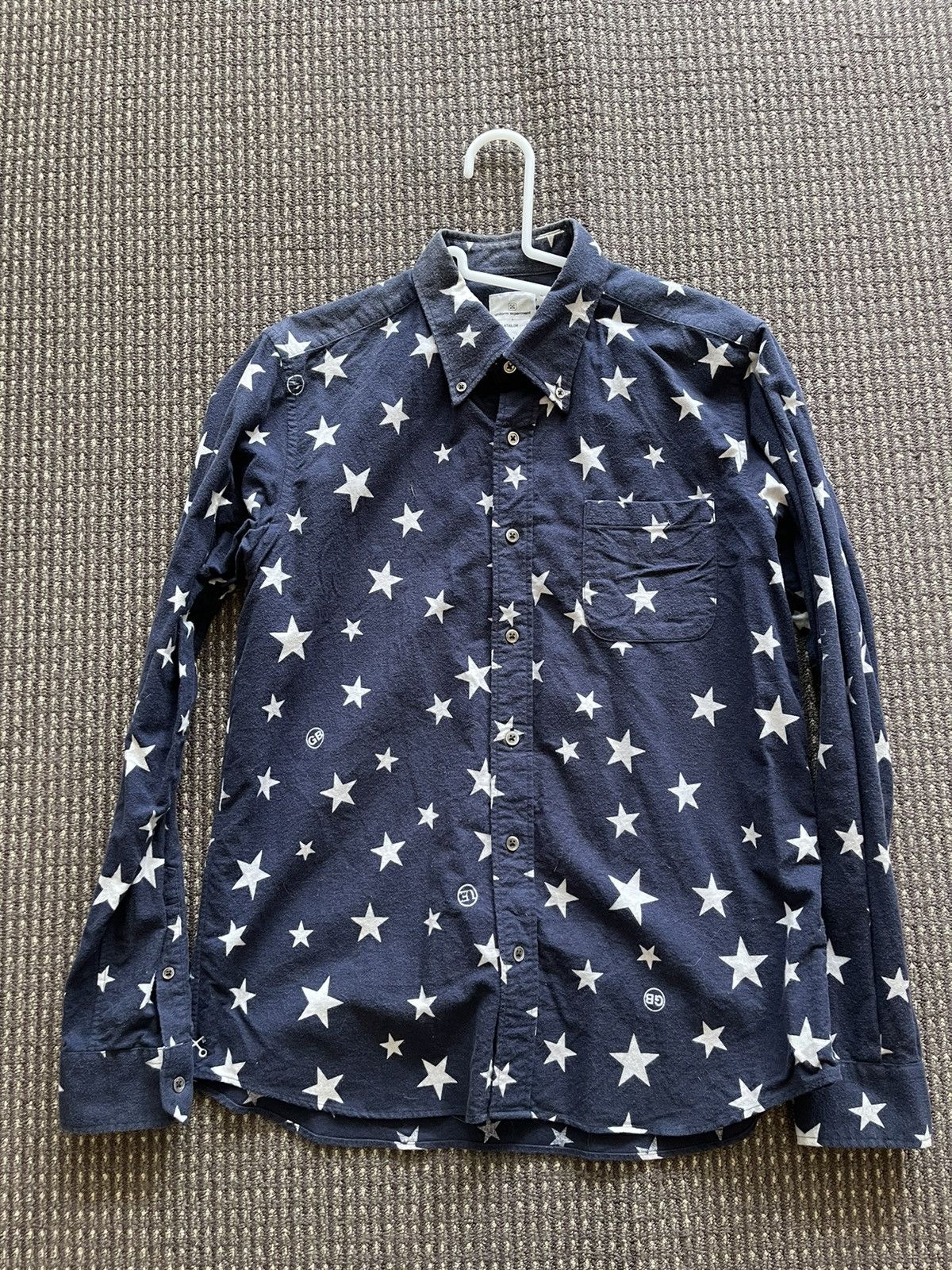 uniform experiment UE Star Print Shirt Size US M / EU 48-50 / 2 - 1 Thumbnail