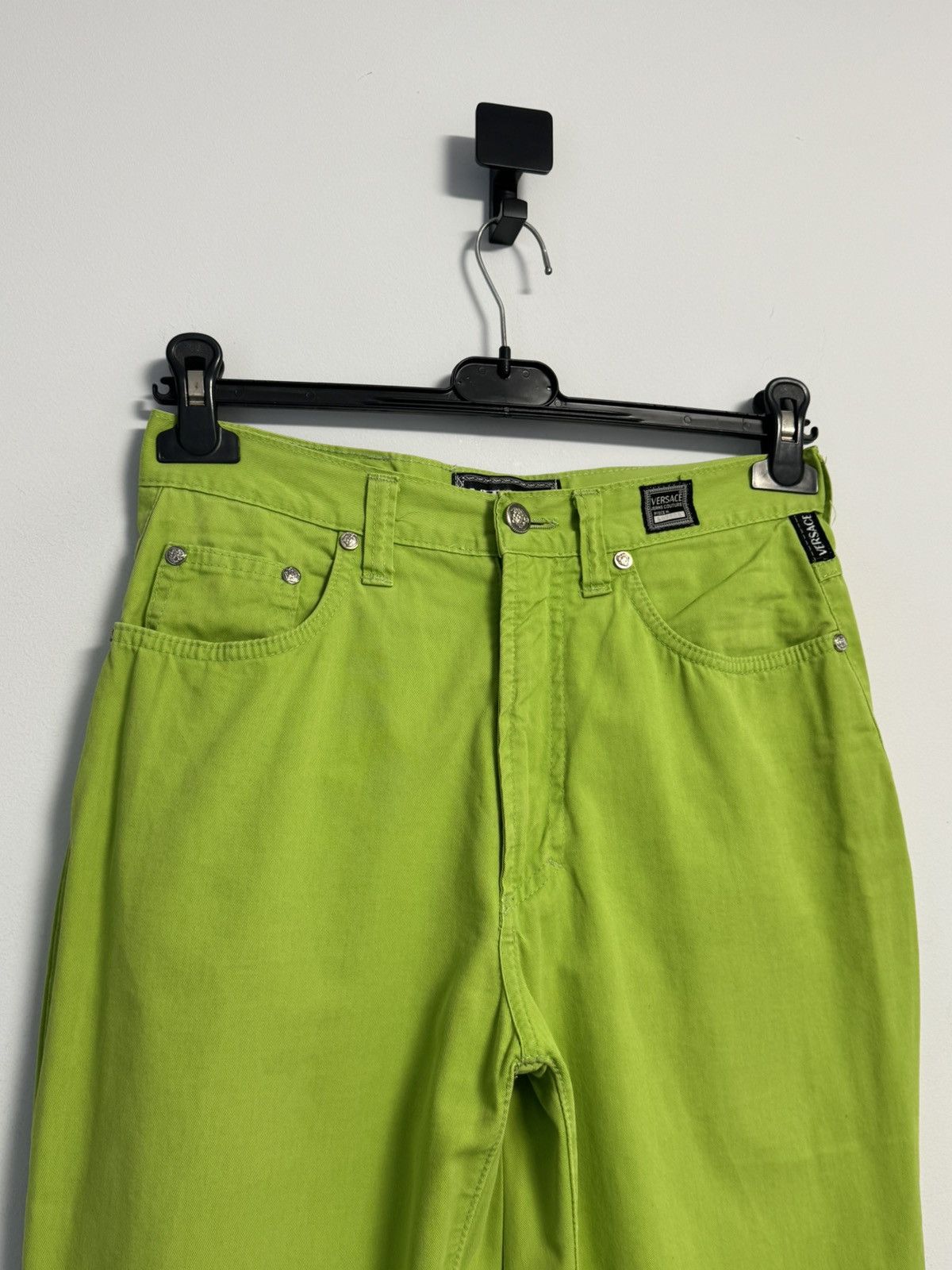 Versace Jeans Couture Versace Jeans Couture Neon Green Jeans Size 31" - 11 Thumbnail