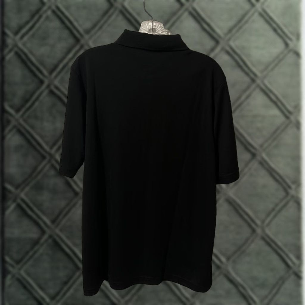 Vintage NWT Core 365 Men's Polo Shirt Slim Regular Black S/S Embroidered Logo 100% Polyester Knit Button-Up T-Shirt? Size US M / EU 48-50 / 2 - 1 Thumbnail