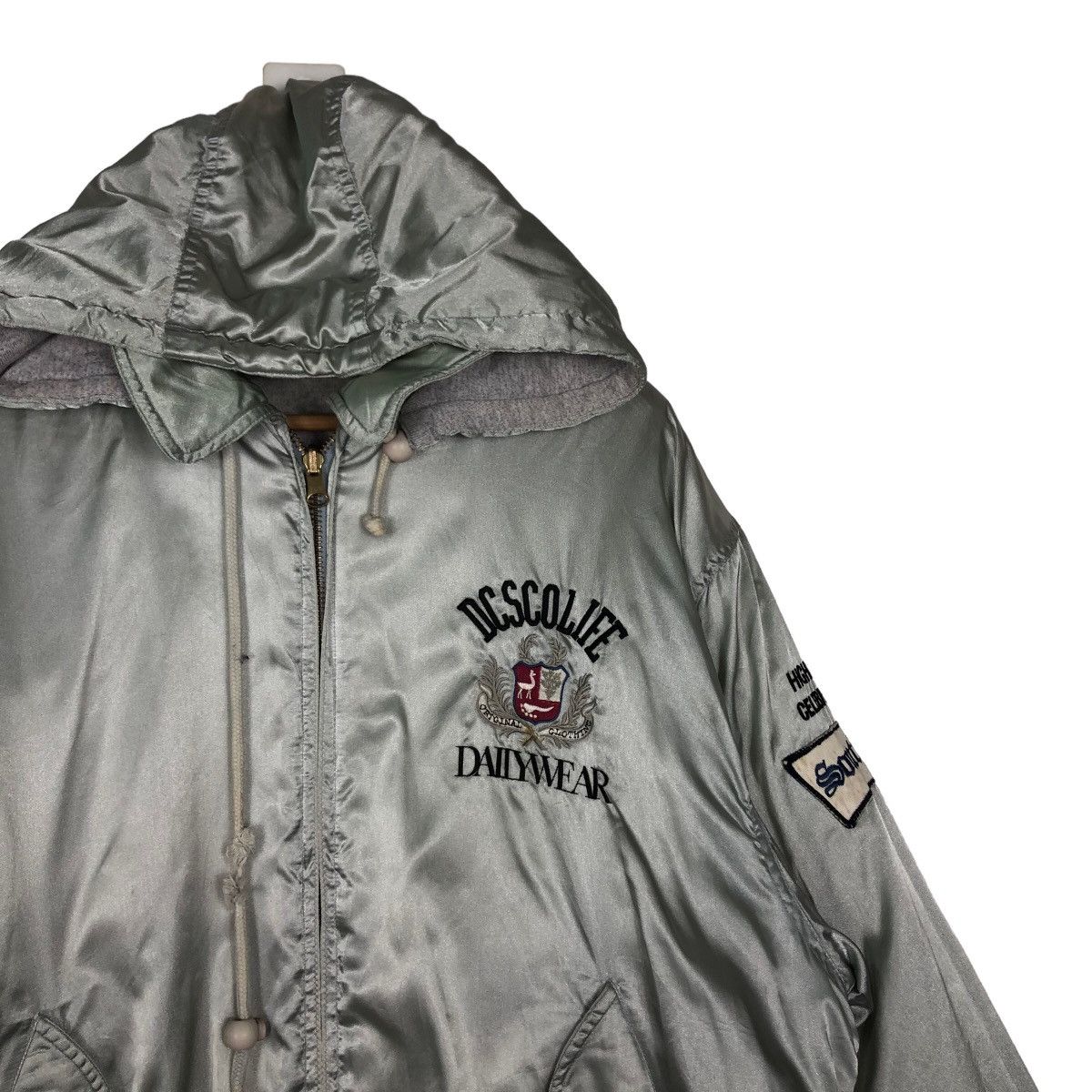 Japanese Brand 🔥Reversible Bomber Jacket American Sport No Time Lose Size US M / EU 48-50 / 2 - 14 Thumbnail
