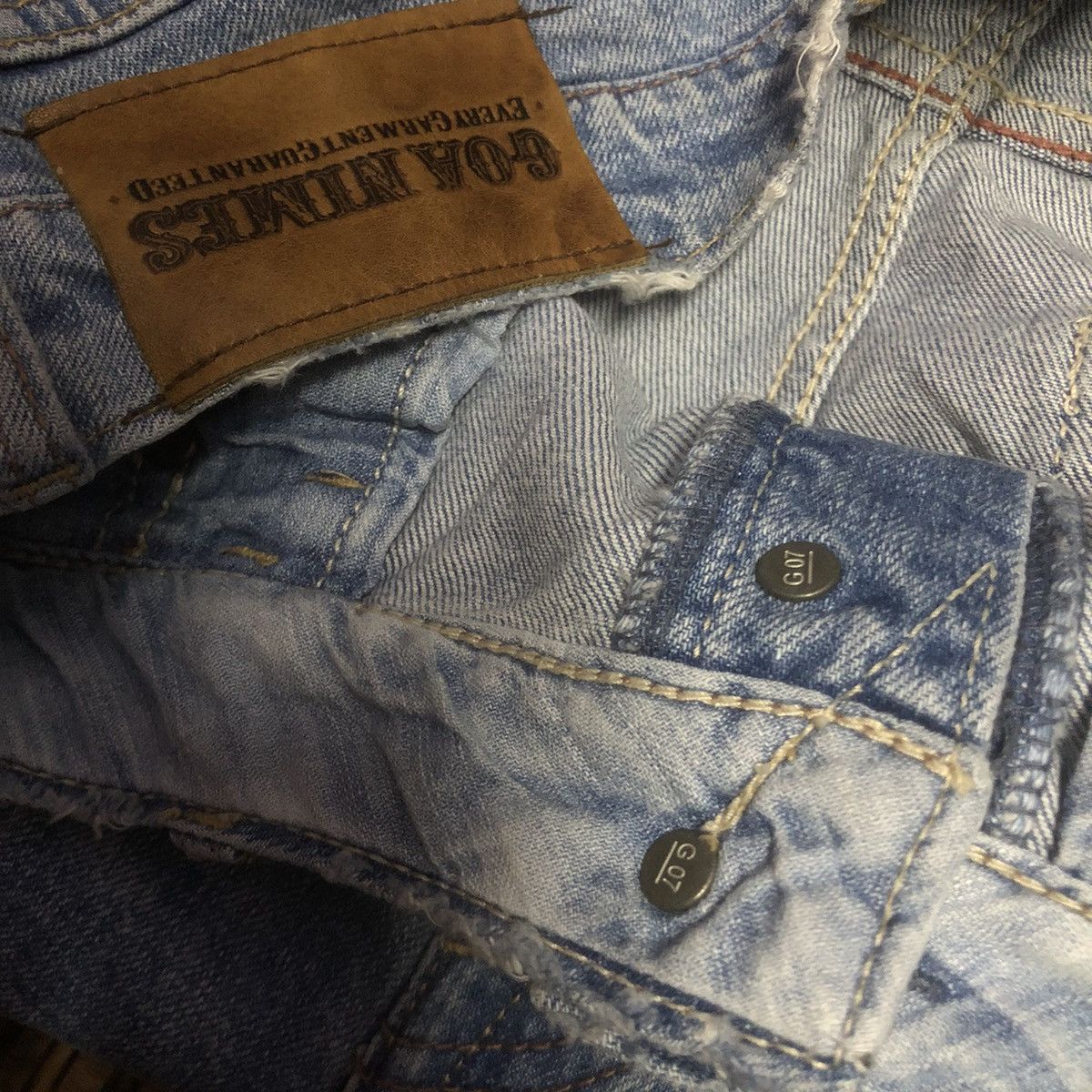 Designer × Japanese Brand GOA NIMES SELVEDGE JEANS Size 27" / US 4 / IT 40 - 20 Thumbnail