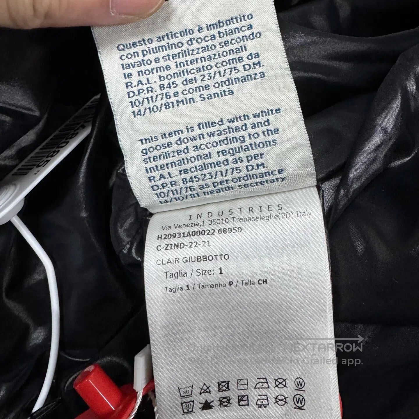 Moncler Moncler Clair Black Label Bid-Logo Down Jacket| Size US S / EU 44-46 / 1 - 7 Thumbnail