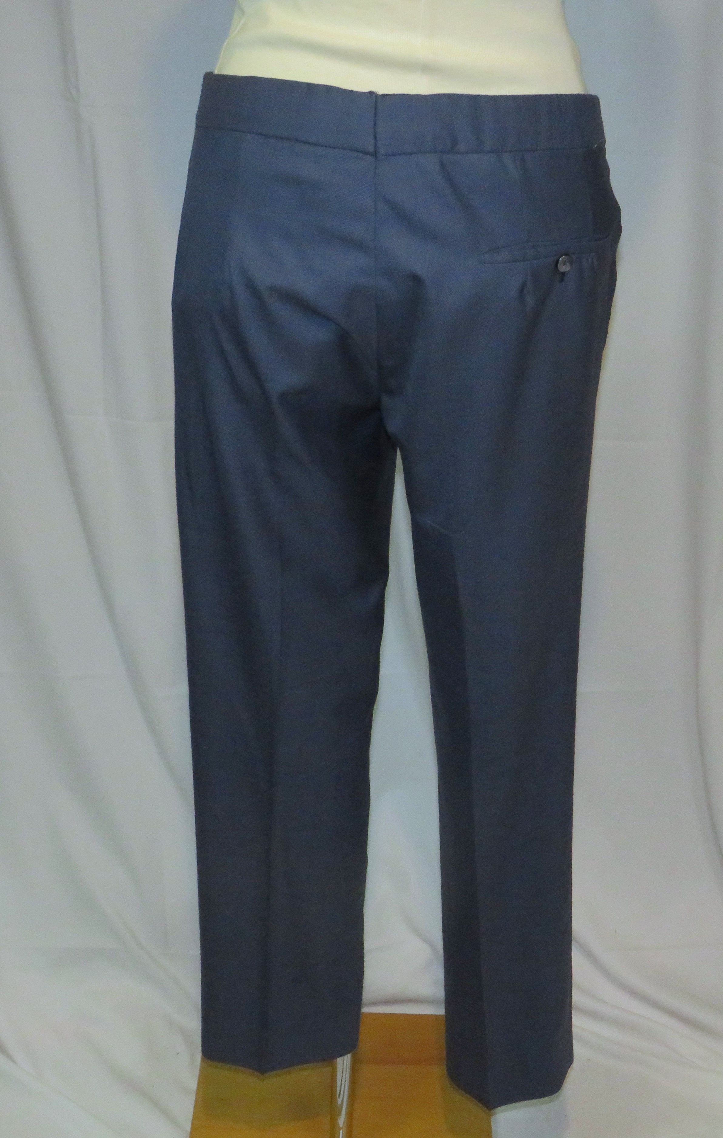 Huntsman Bespoke 2022 Solid Blue One Button Suit 34S Size 34S - 17 Thumbnail