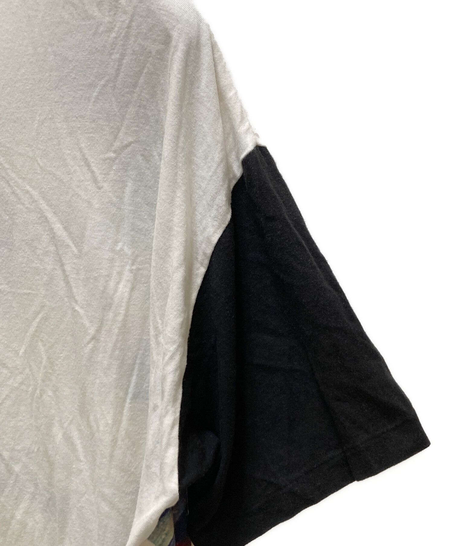 Yohji Yamamoto Yohji Yamamoto Pour Homme Face Design Short Sleeve T-Shirt 3 Size US L / EU 52-54 / 3 - 4 Thumbnail