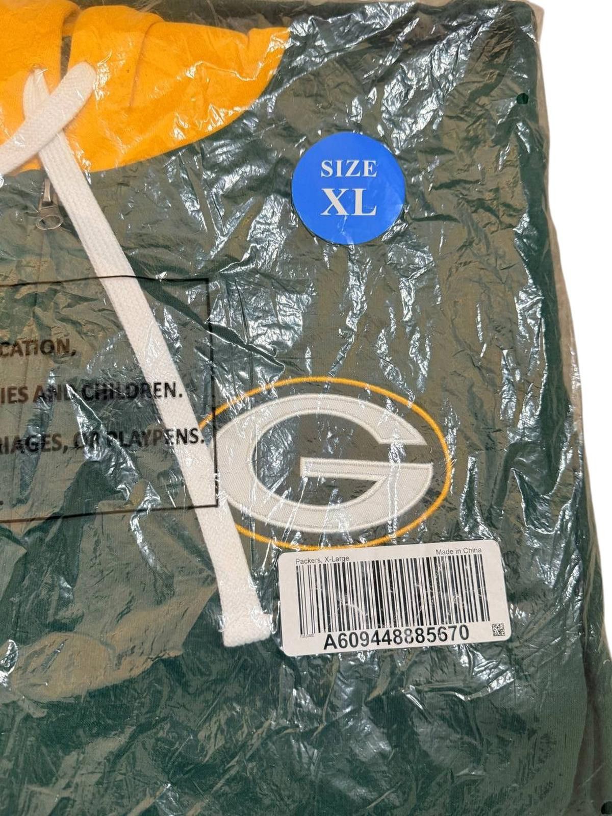 NFL NFL Greenbay Packers Green/Yellow Team Hoodie - NWT - XL Size US XL / EU 56 / 4 - 2 Thumbnail