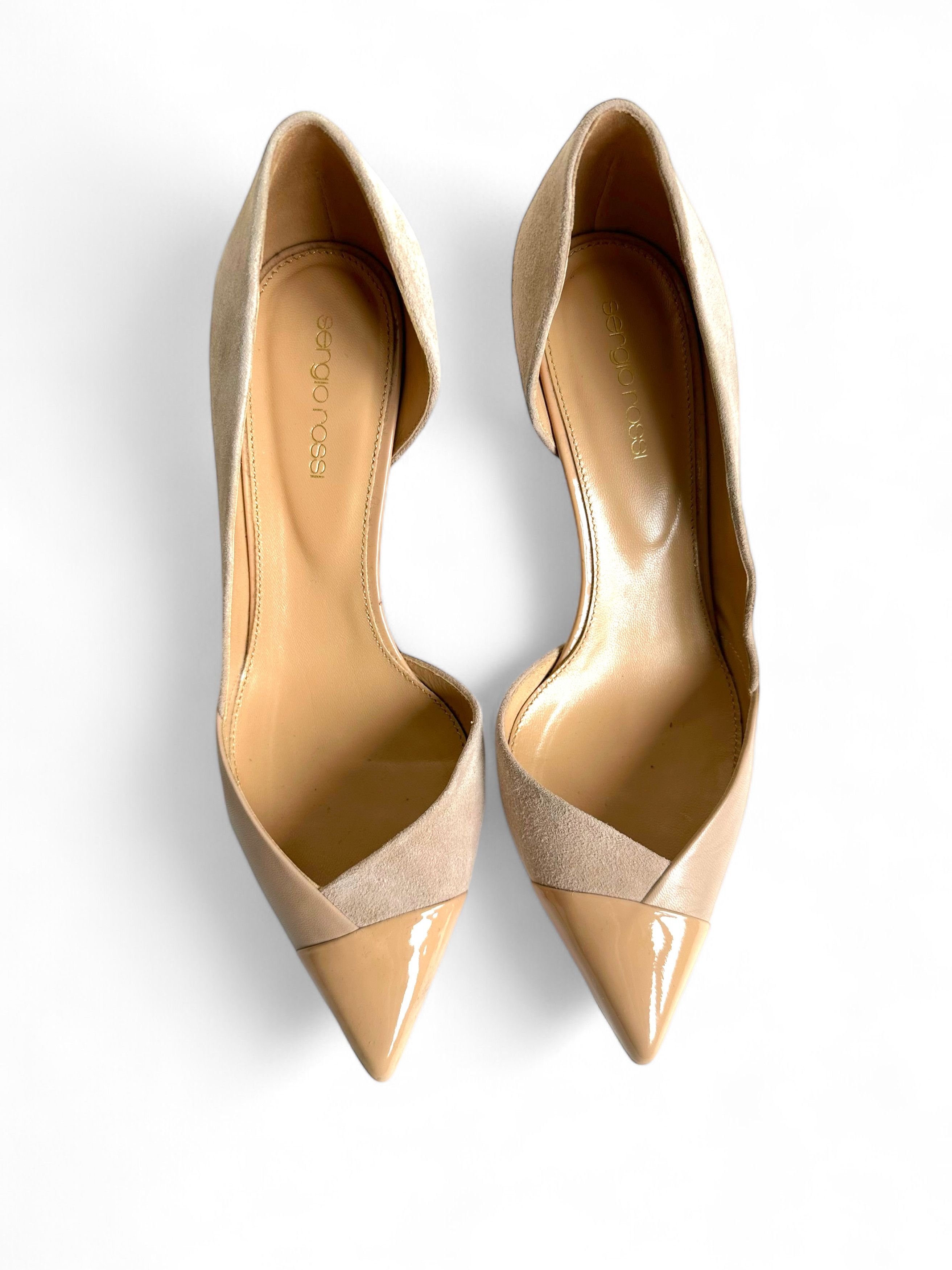 Sergio Rossi Sergio Rossi Seude Leather Heels eu38 Size US 8 / IT 38 - 7 Thumbnail