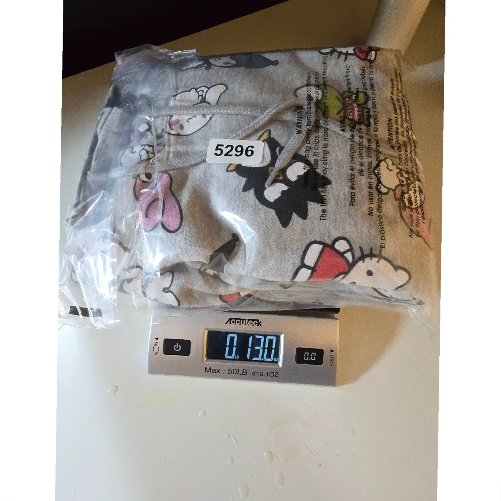 Vintage Hello Kitty And Friends Hoodie Womens 1X Gray All Over Print Fits Small Read Size XL / US 12-14 / IT 48-50 - 8 Thumbnail