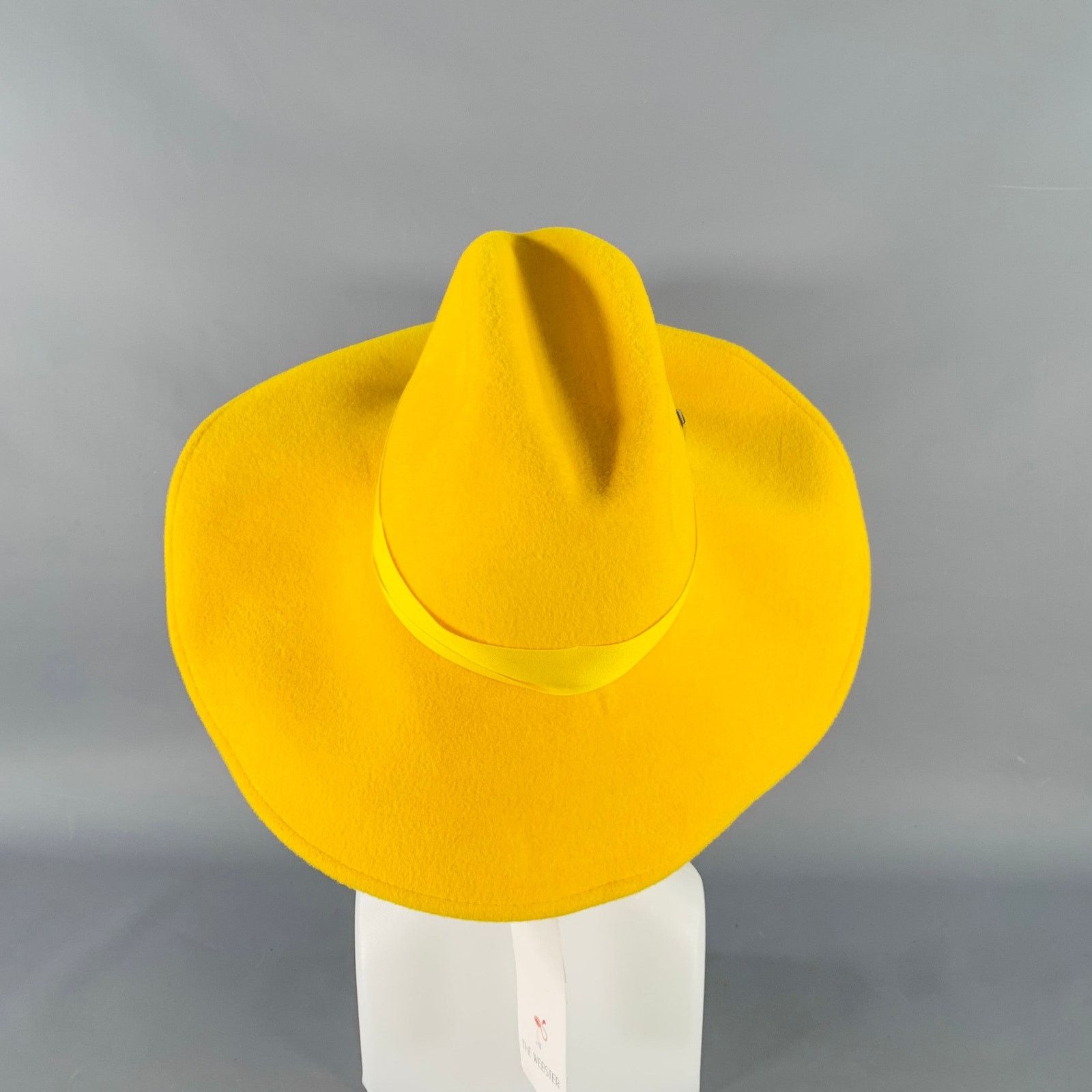 Other GIGI BURRIS Requiem Yellow Felt Fedora Hat Size ONE SIZE - 4 Thumbnail