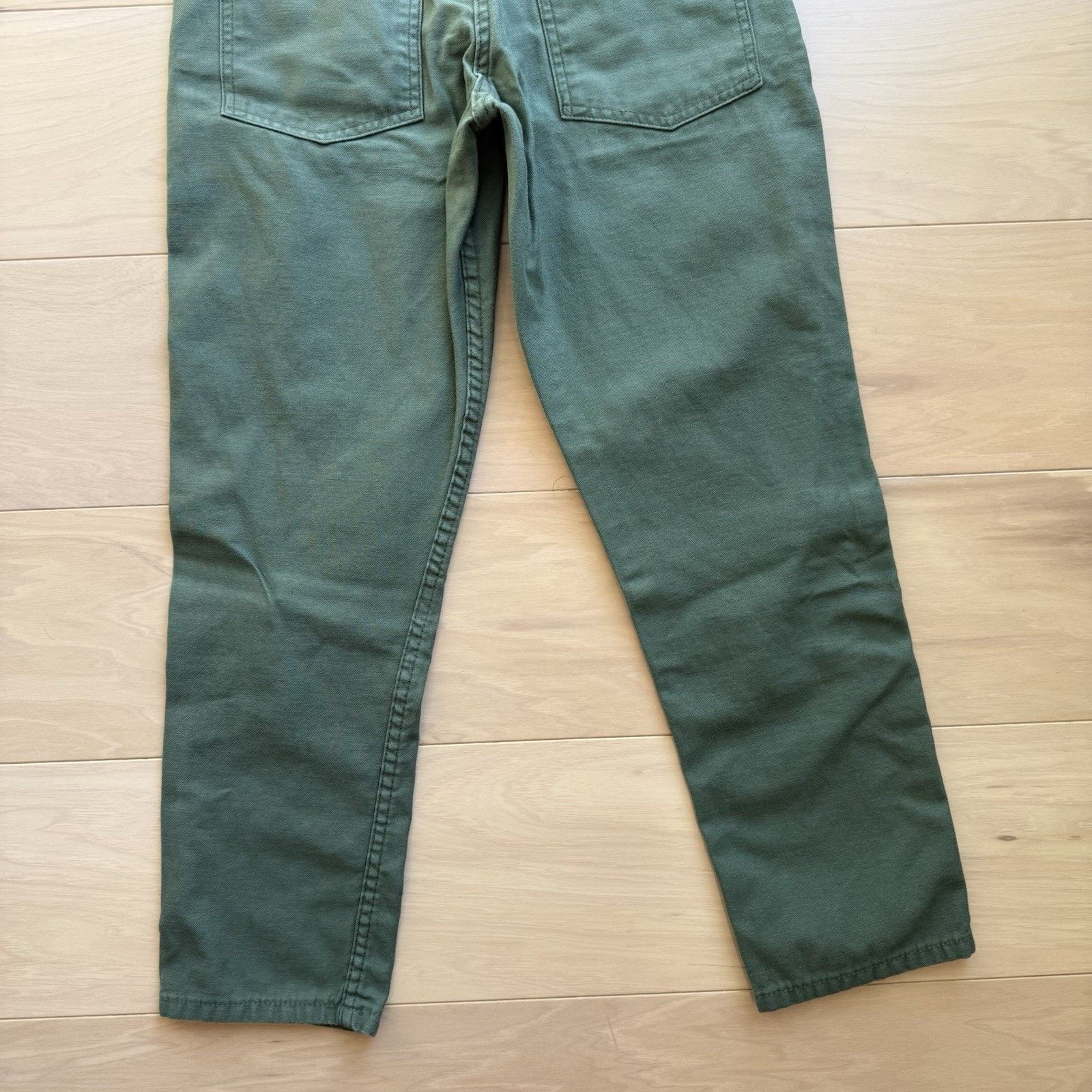 Stan Ray × Vintage Vintage Stan Ray Field Pants 26 Green 90s Army Military Size US 26 / EU 42 - 8 Thumbnail