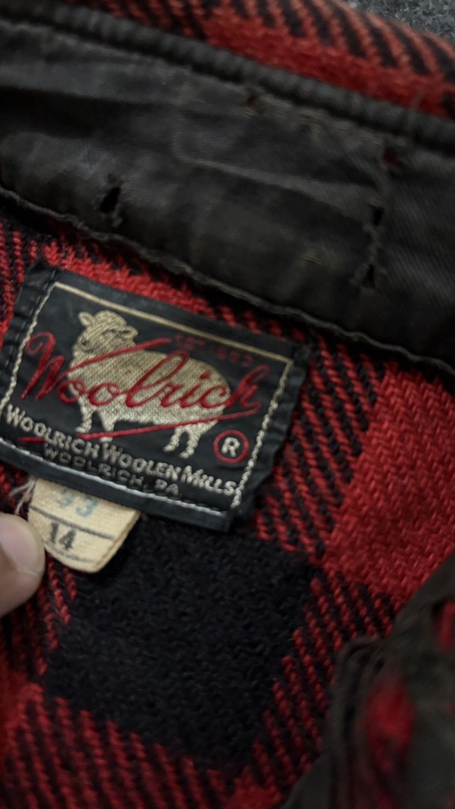 Vintage × Woolrich Woolen Mills VINTAGE WOOLRICH WOOLEN MILLS WOOL SHIRT Size US S / EU 44-46 / 1 - 5 Thumbnail