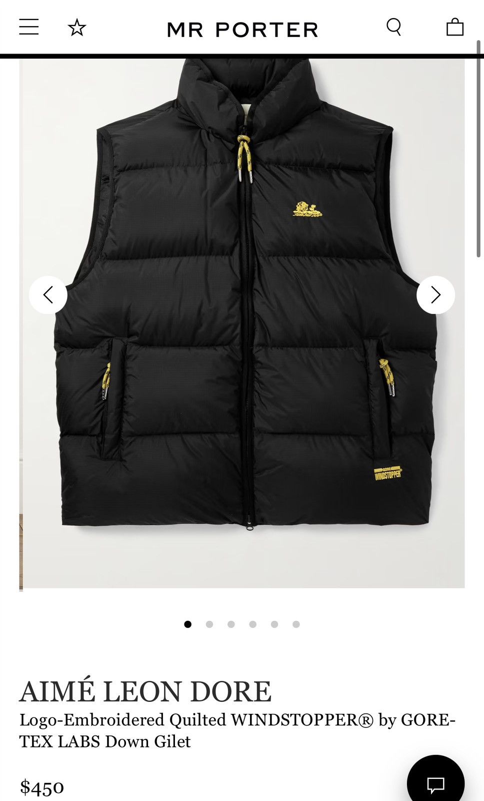 Aime Leon Dore Aime Leon Dore Gore-Tex Windstopper Down Vest Size US M / EU 48-50 / 2 - 7 Thumbnail