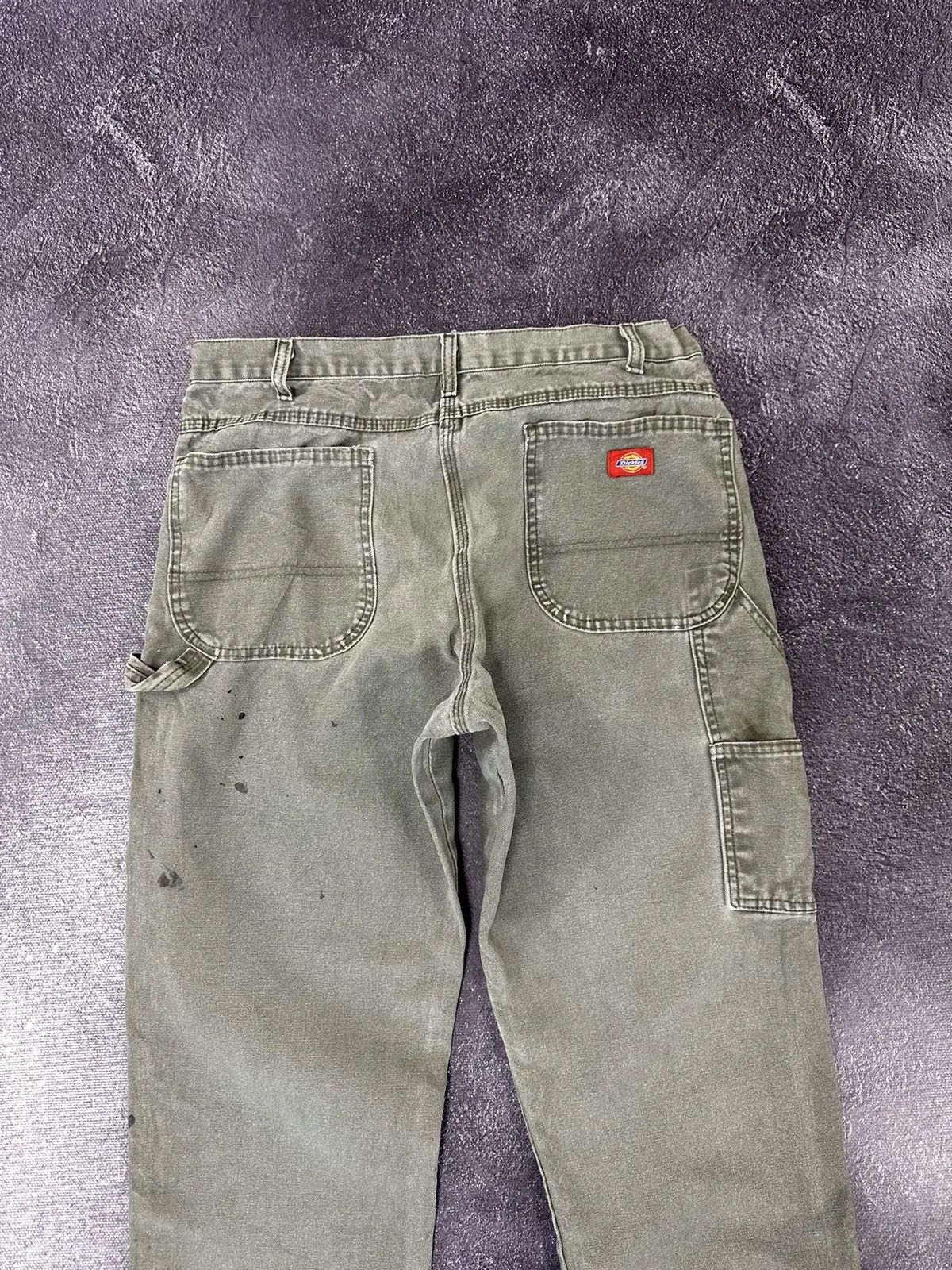 Dickies × Vintage Vintage Dickies Y2K American Olive Hype Work Pants Jeans Size US 36 / EU 52 - 6 Thumbnail