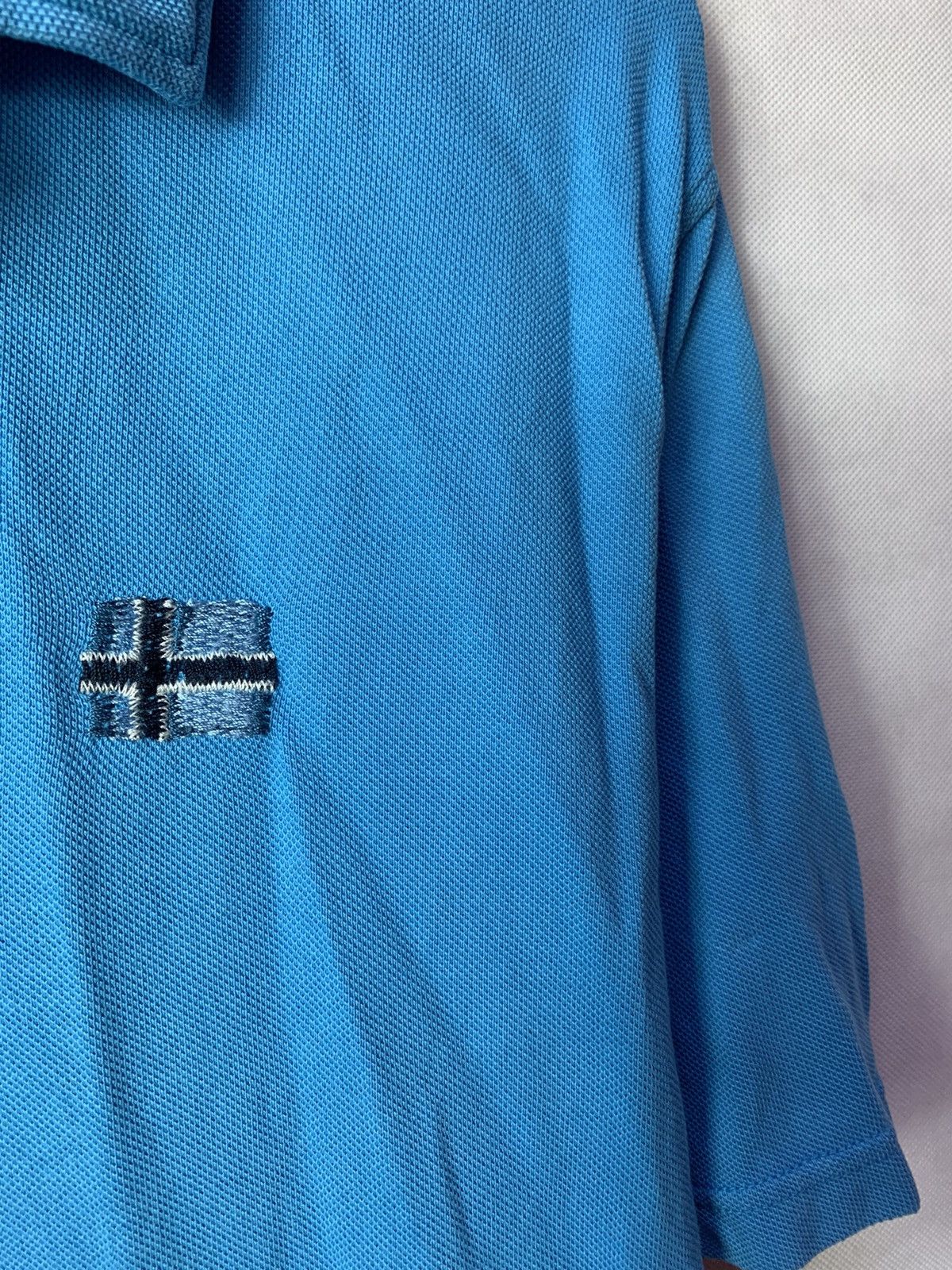 Napapijri 🔥Vintage Napapijri Flag Polo Tee Casual Hooligan Size US L / EU 52-54 / 3 - 3 Thumbnail