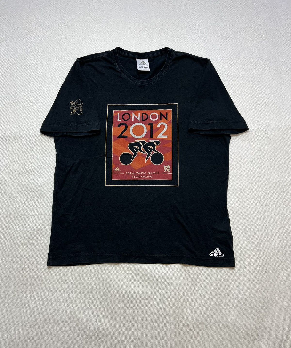 Adidas Tshirt Adidas London 2012 Paralympic Games Track Cycling Size US L / EU 52-54 / 3 - 1 Thumbnail