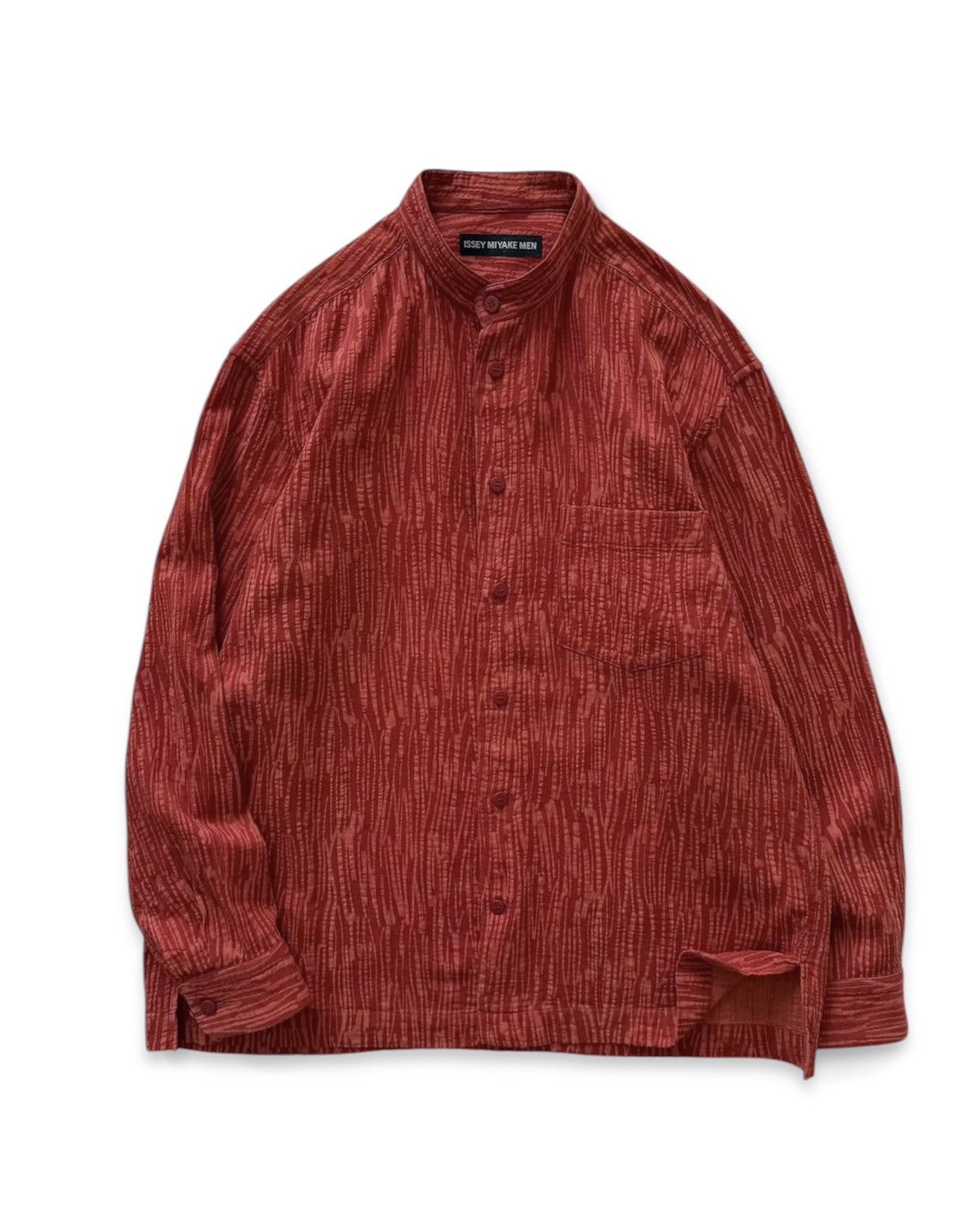 Issey Miyake ISSEY MIYAKE MANDARIN COLLAR SHIRT Size US M / EU 48-50 / 2 - 9 Thumbnail